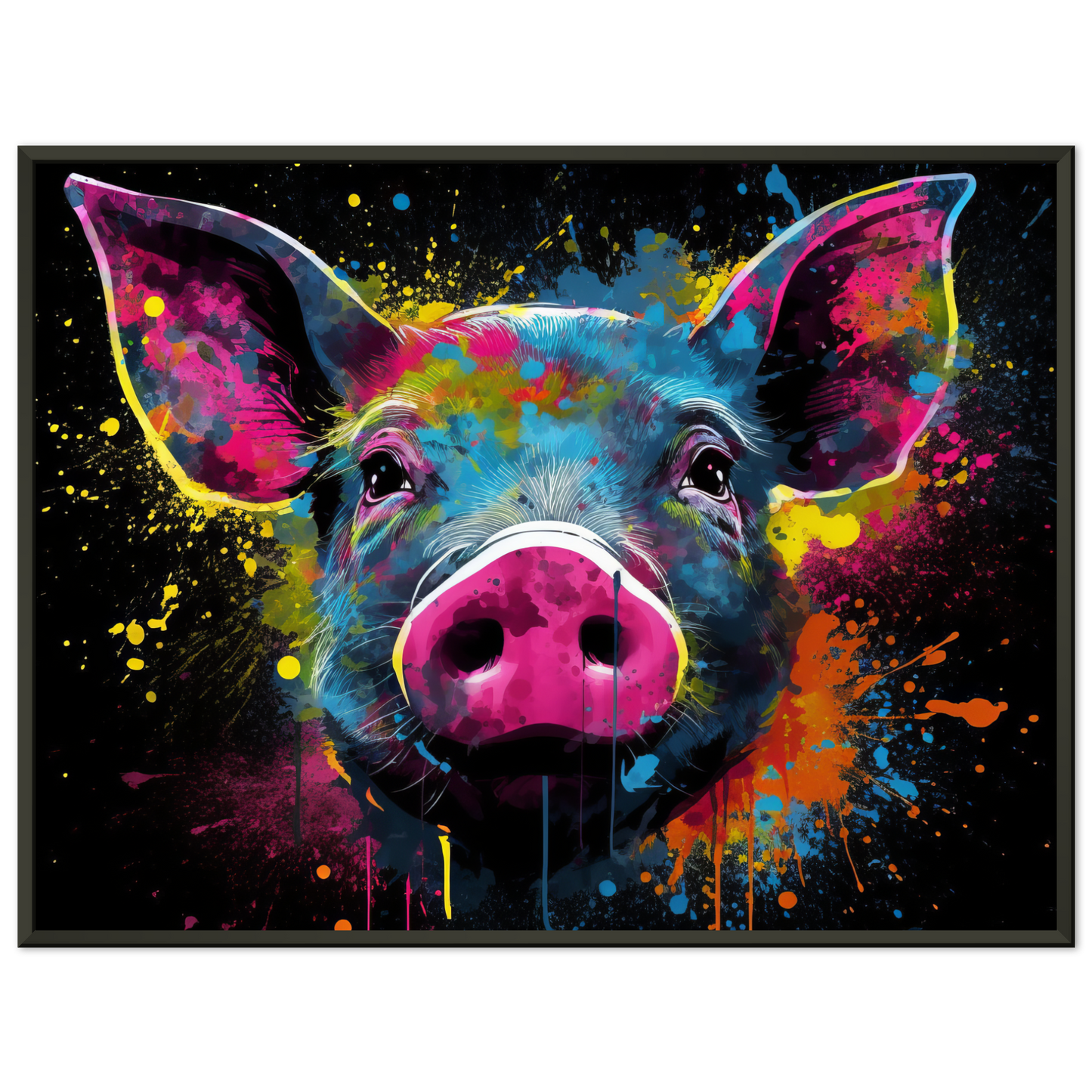 Schweine Schwein Pop-Art (PIG11)