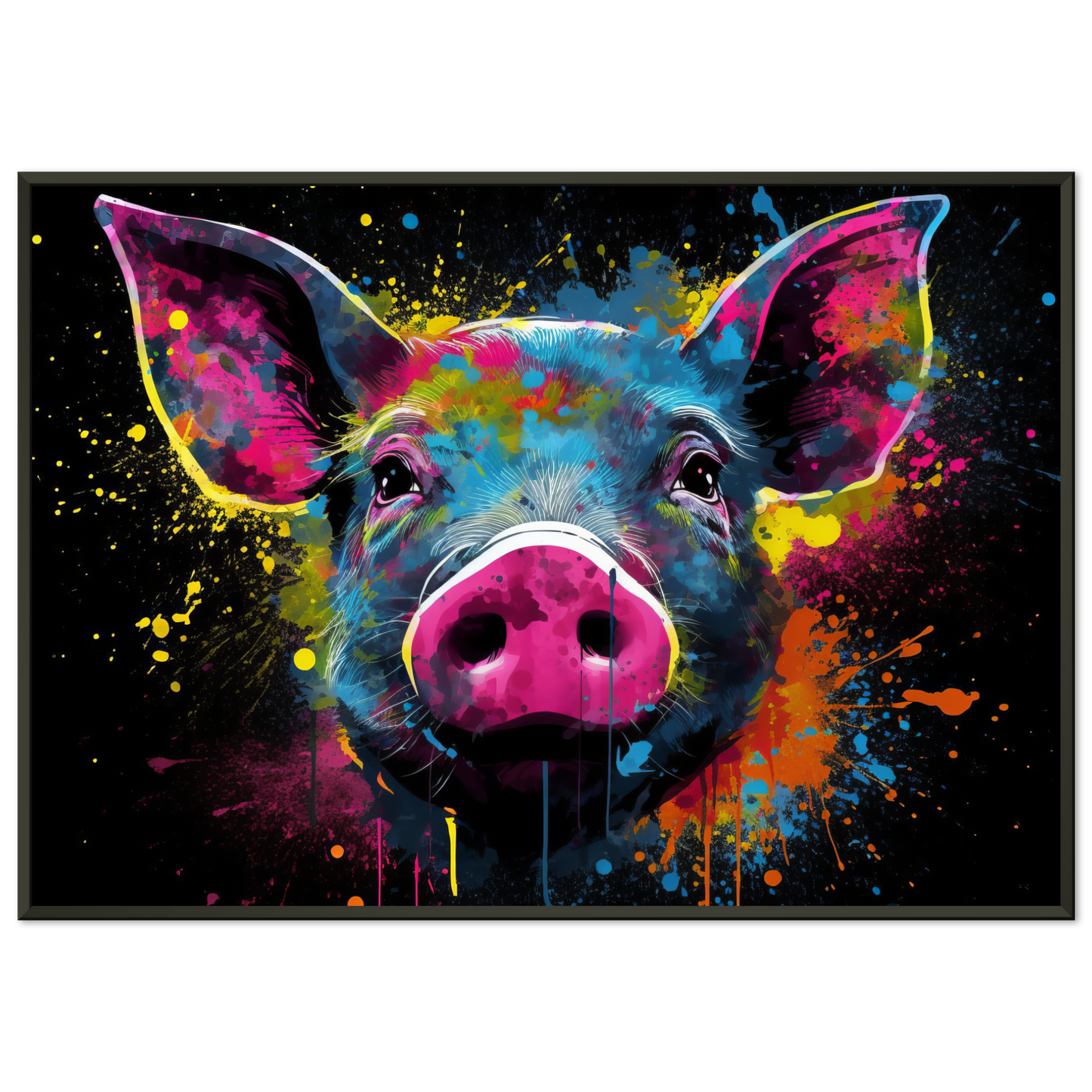 Schweine Schwein Pop-Art (PIG11)