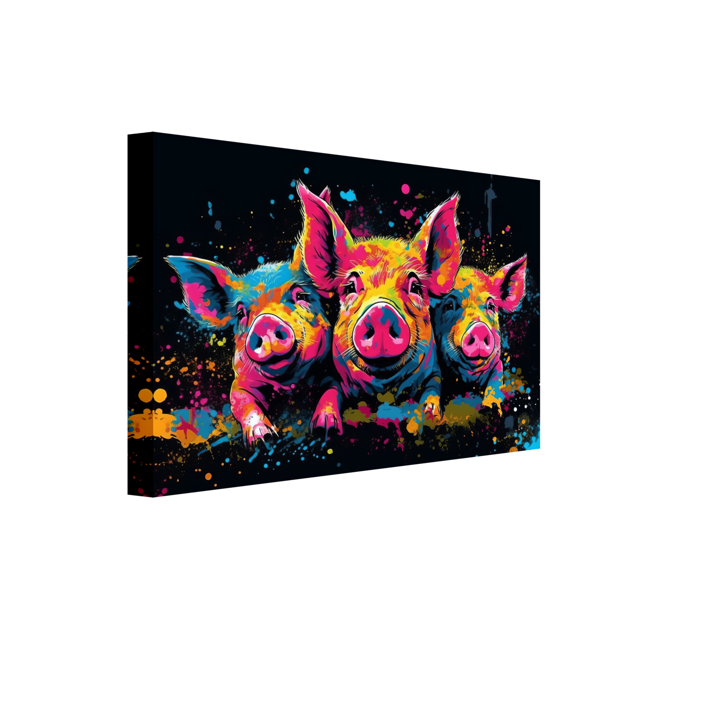 Schweine Schwein Pop-Art (PIG12)