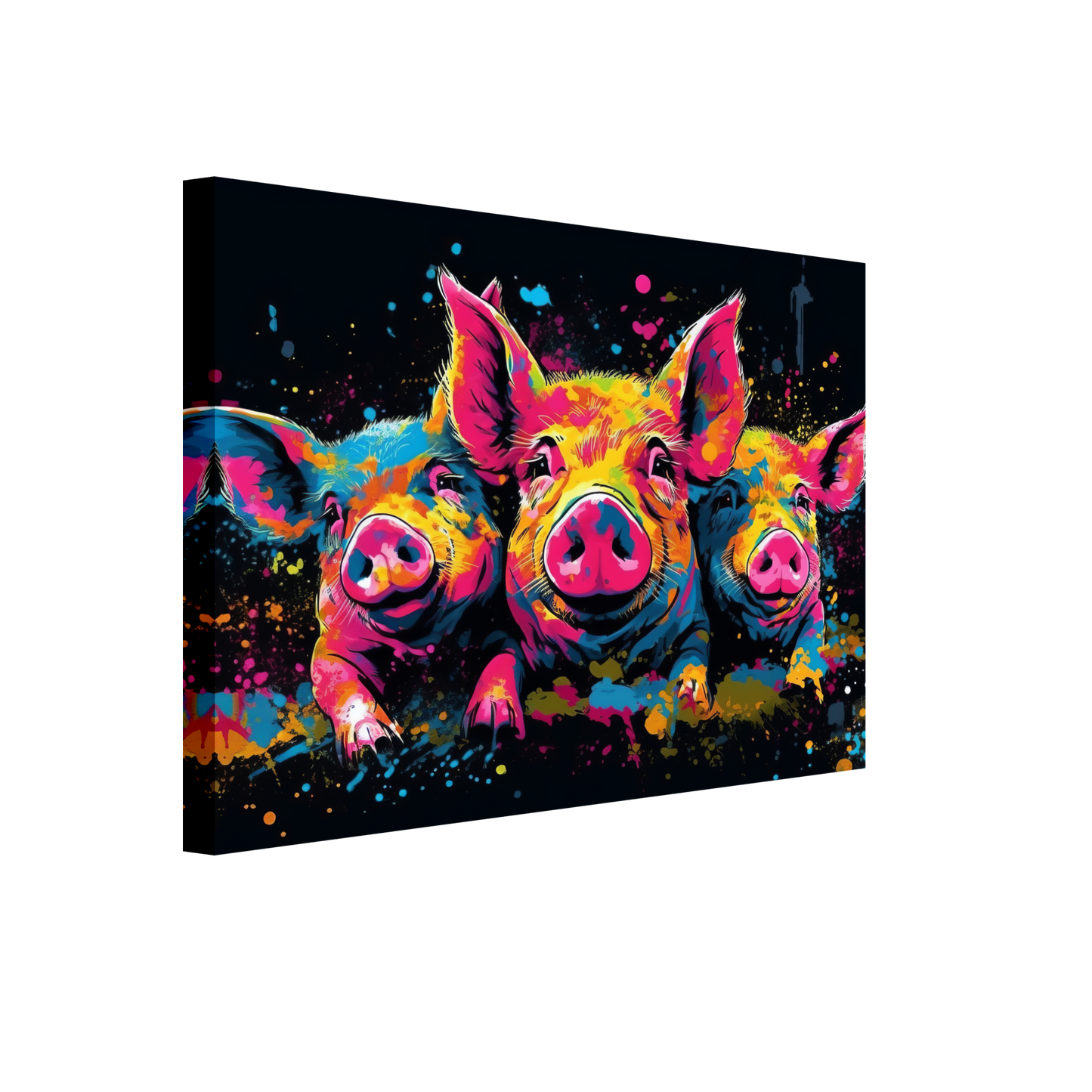Schweine Schwein Pop-Art (PIG12)