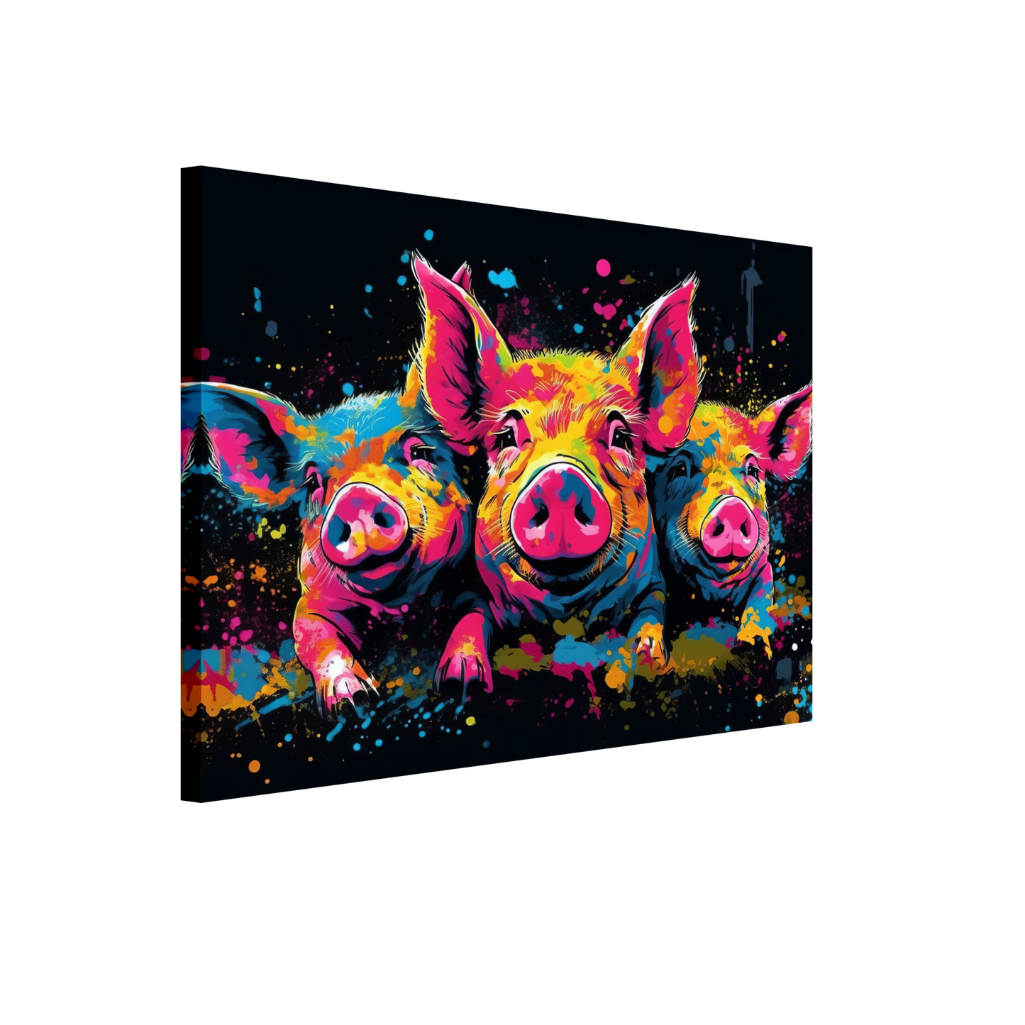 Schweine Schwein Pop-Art (PIG12)