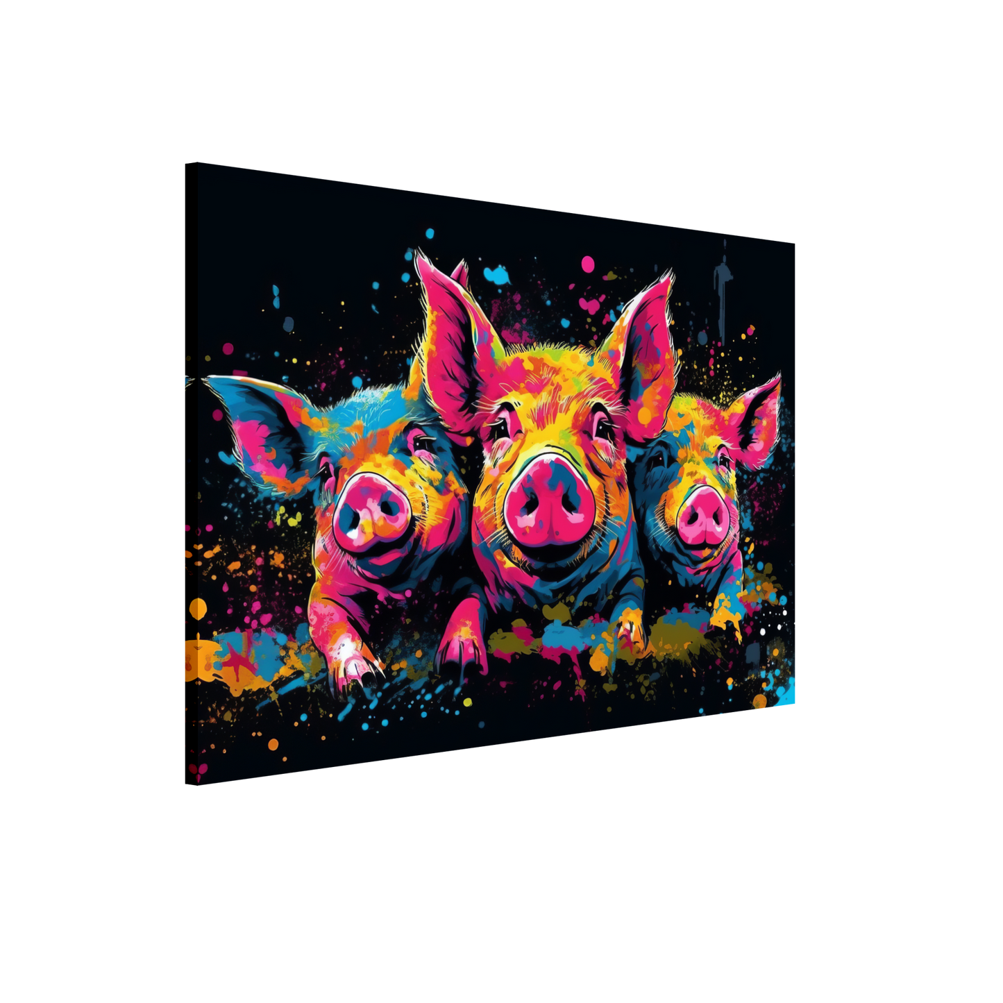 Schweine Schwein Pop-Art (PIG12)