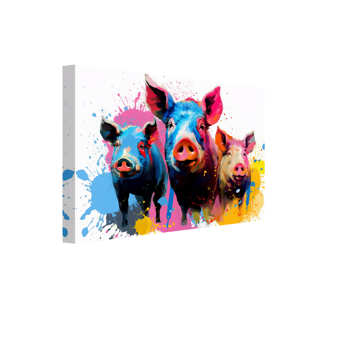 Schweine Schwein Pop-Art (PIG13)
