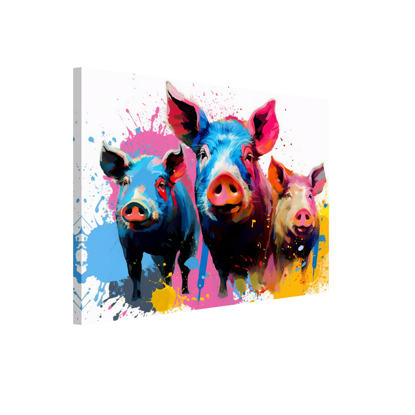 Schweine Schwein Pop-Art (PIG13)