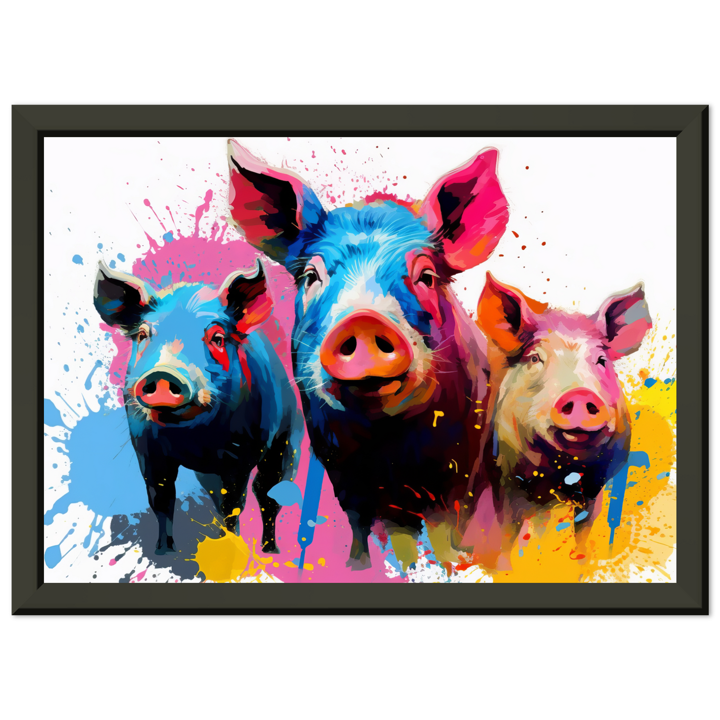 Schweine Schwein Pop-Art (PIG13)