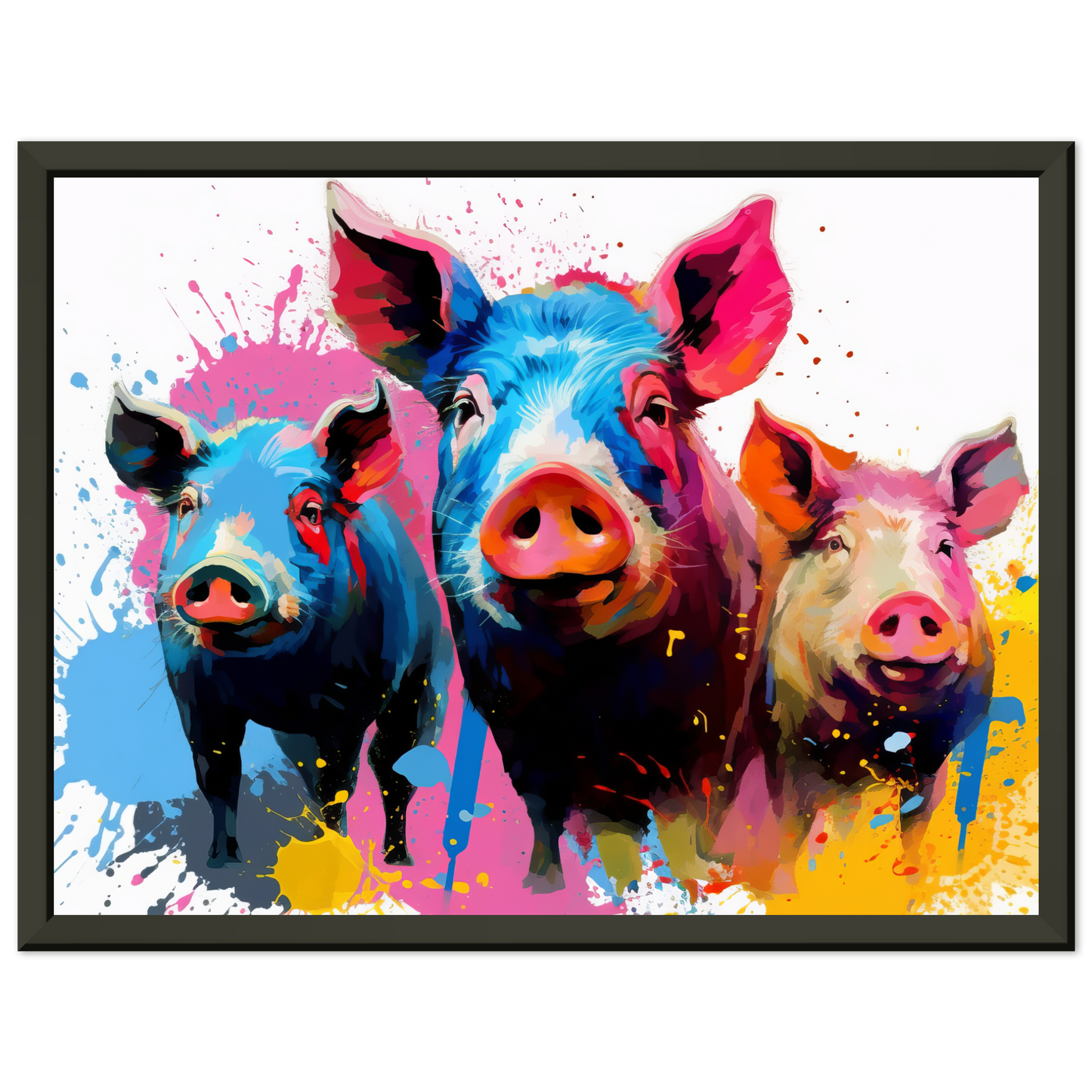 Schweine Schwein Pop-Art (PIG13)