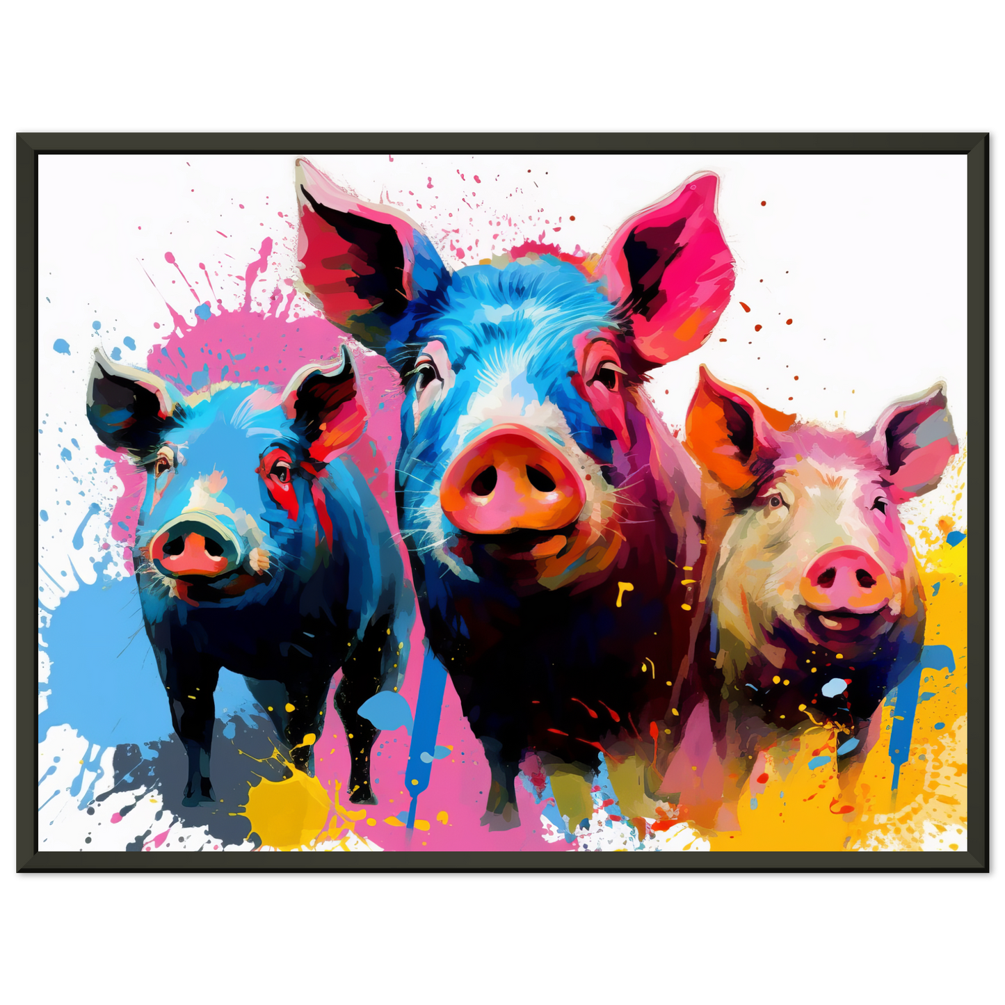 Schweine Schwein Pop-Art (PIG13)