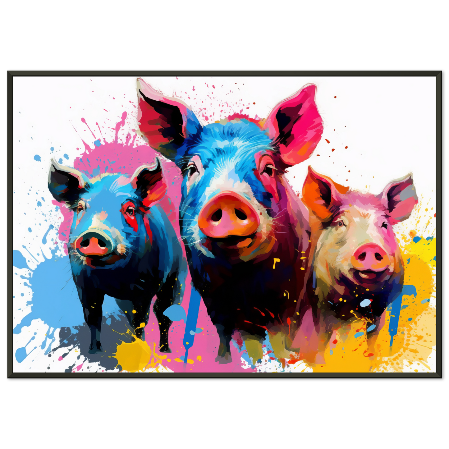 Schweine Schwein Pop-Art (PIG13)