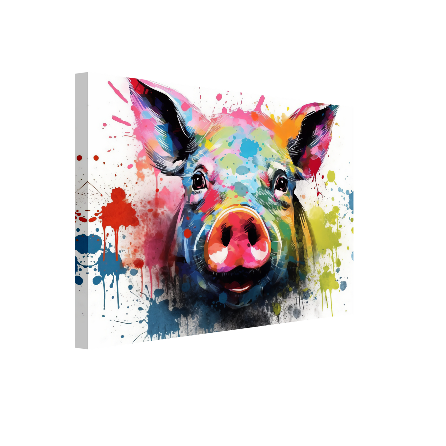 Schweine Schwein Pop-Art (PIG14)