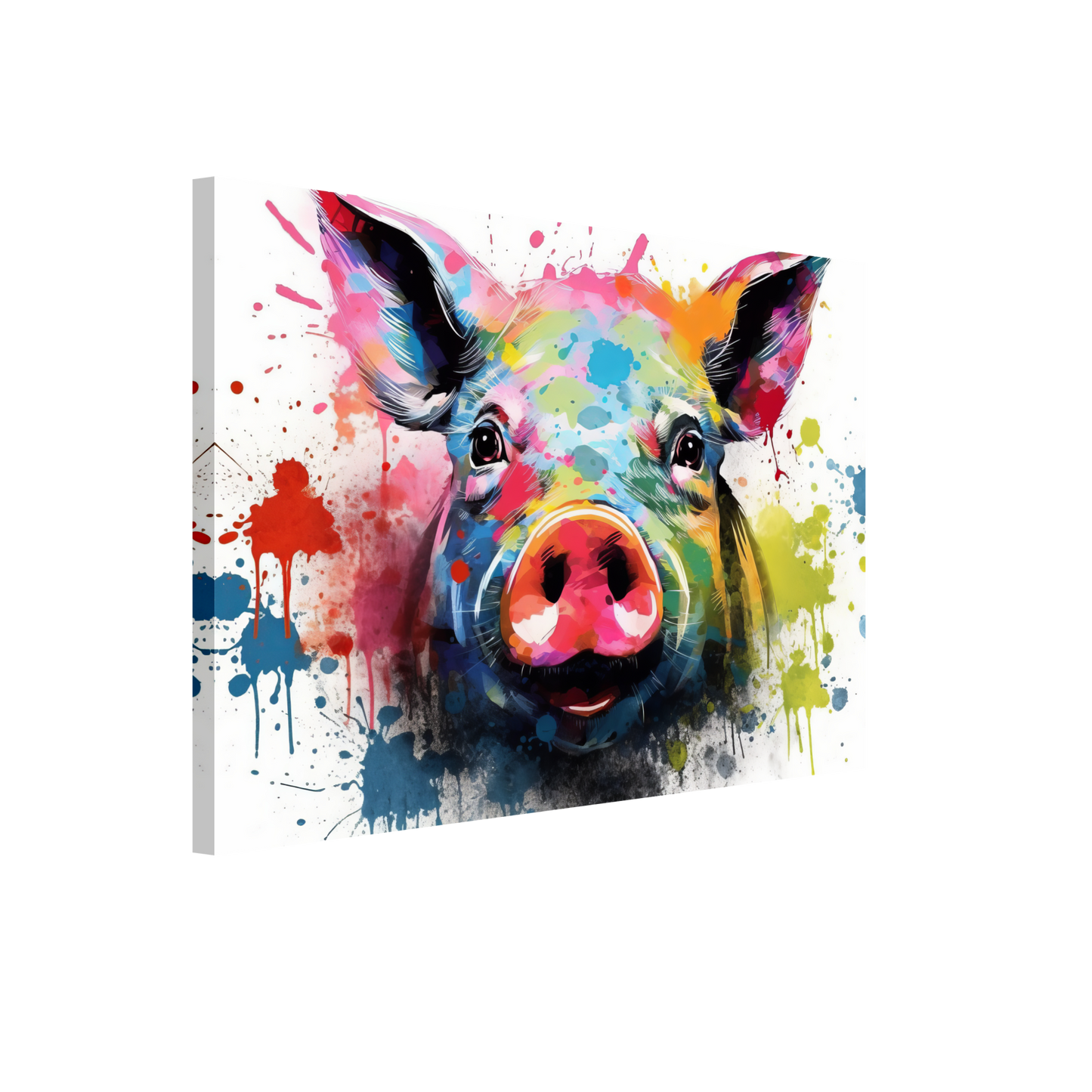Schweine Schwein Pop-Art (PIG14)