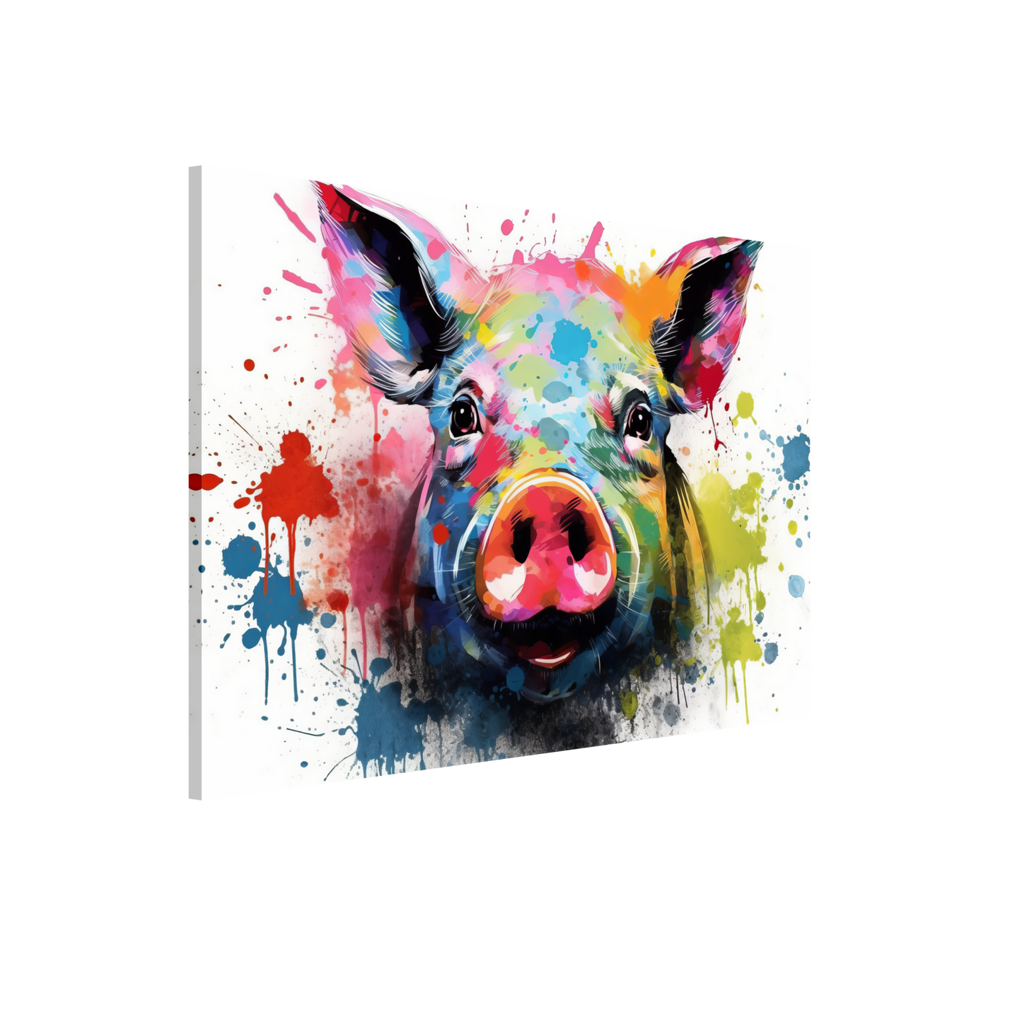 Schweine Schwein Pop-Art (PIG14)