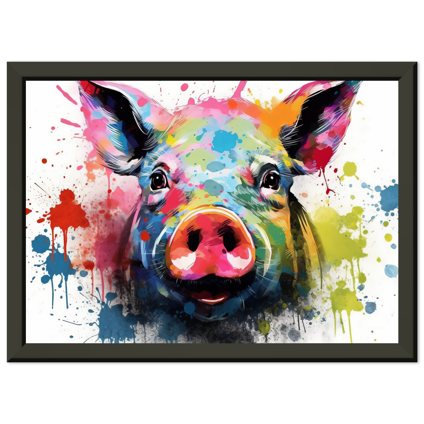 Schweine Schwein Pop-Art (PIG14)