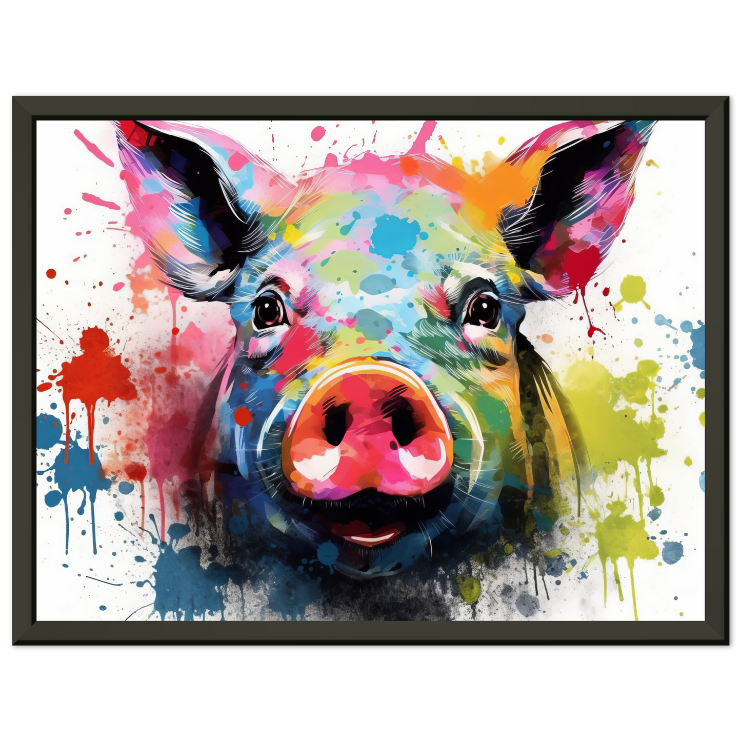 Schweine Schwein Pop-Art (PIG14)