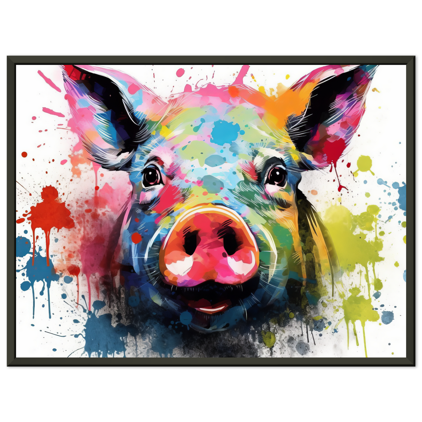 Schweine Schwein Pop-Art (PIG14)