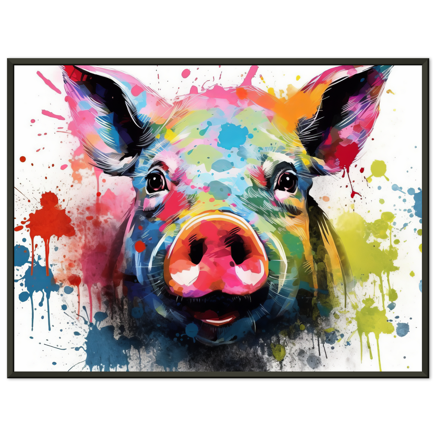 Schweine Schwein Pop-Art (PIG14)