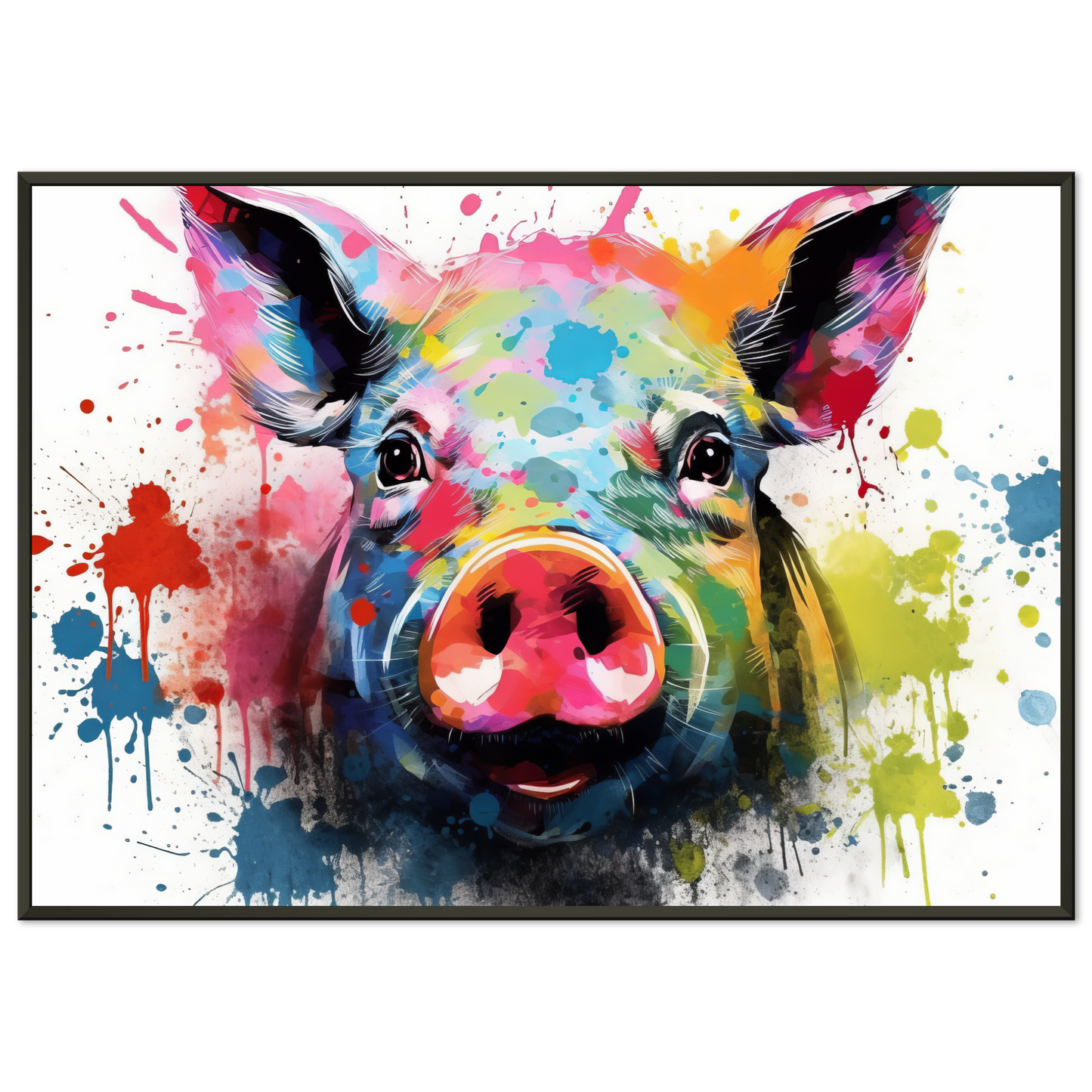 Schweine Schwein Pop-Art (PIG14)