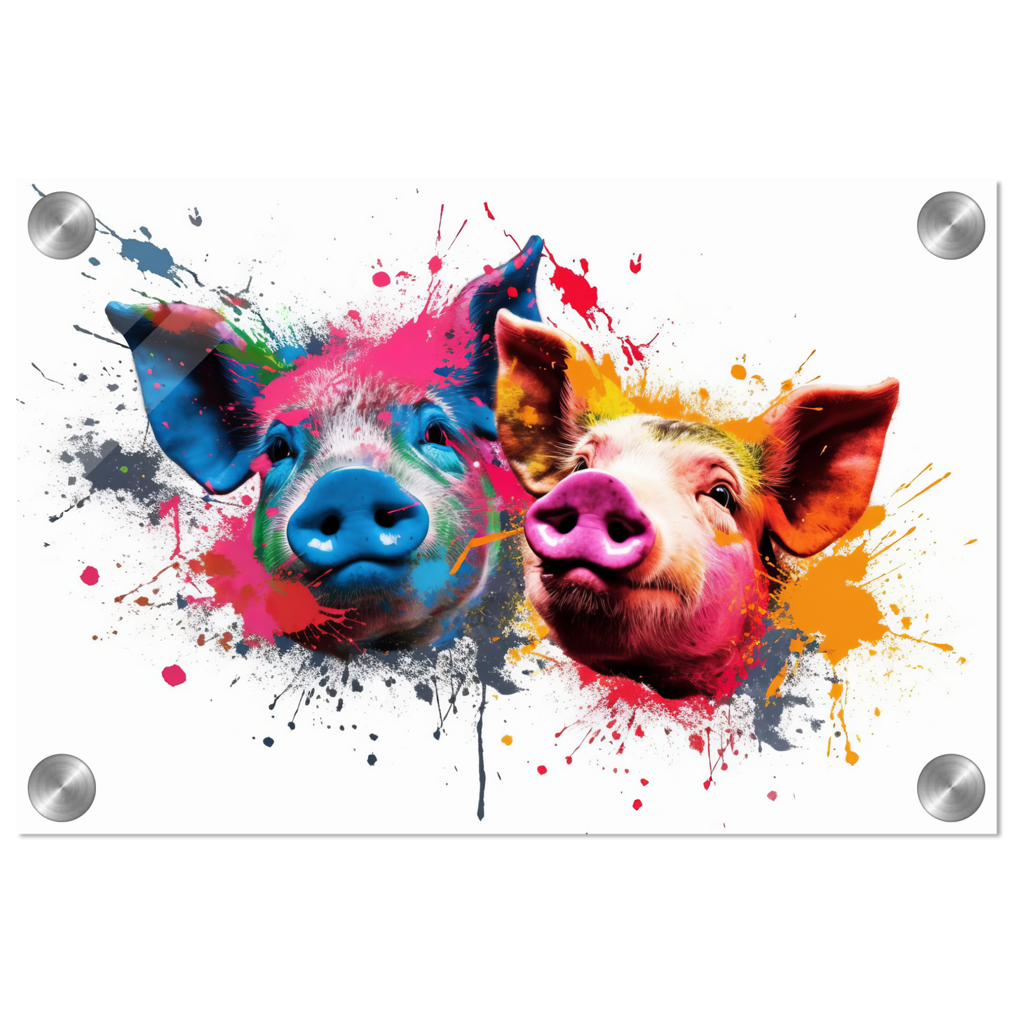Schweine Schwein Pop-Art (PIG15)