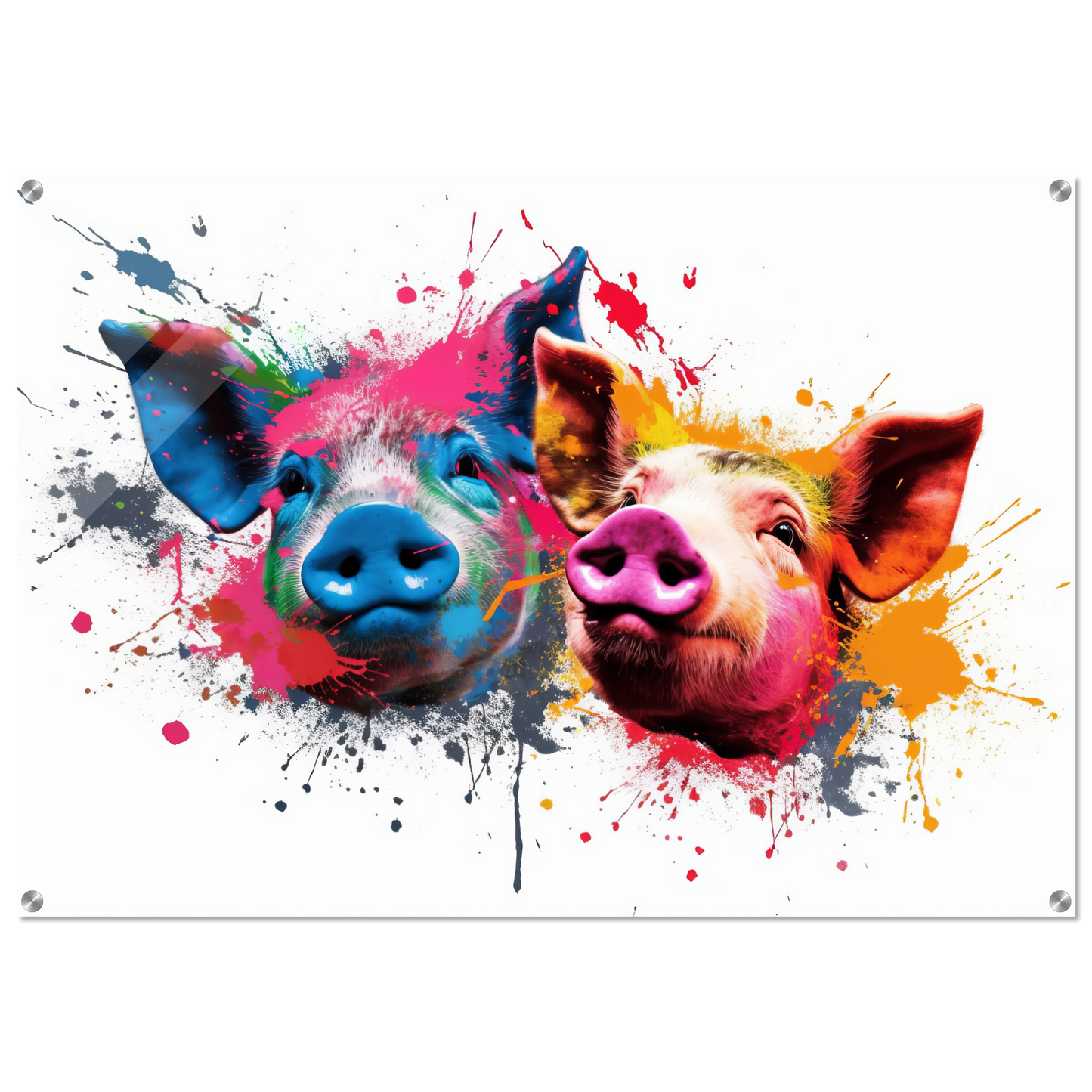 Schweine Schwein Pop-Art (PIG15)