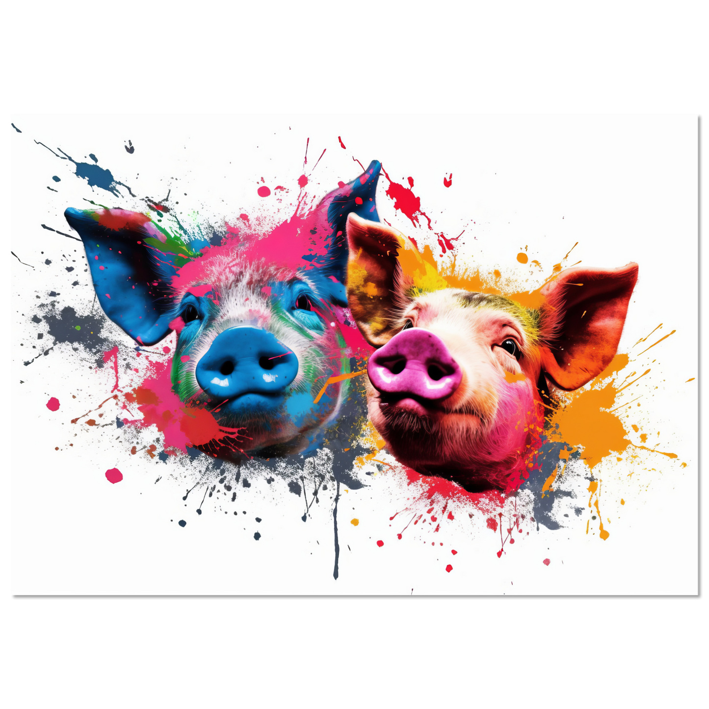 Schweine Schwein Pop-Art (PIG15)