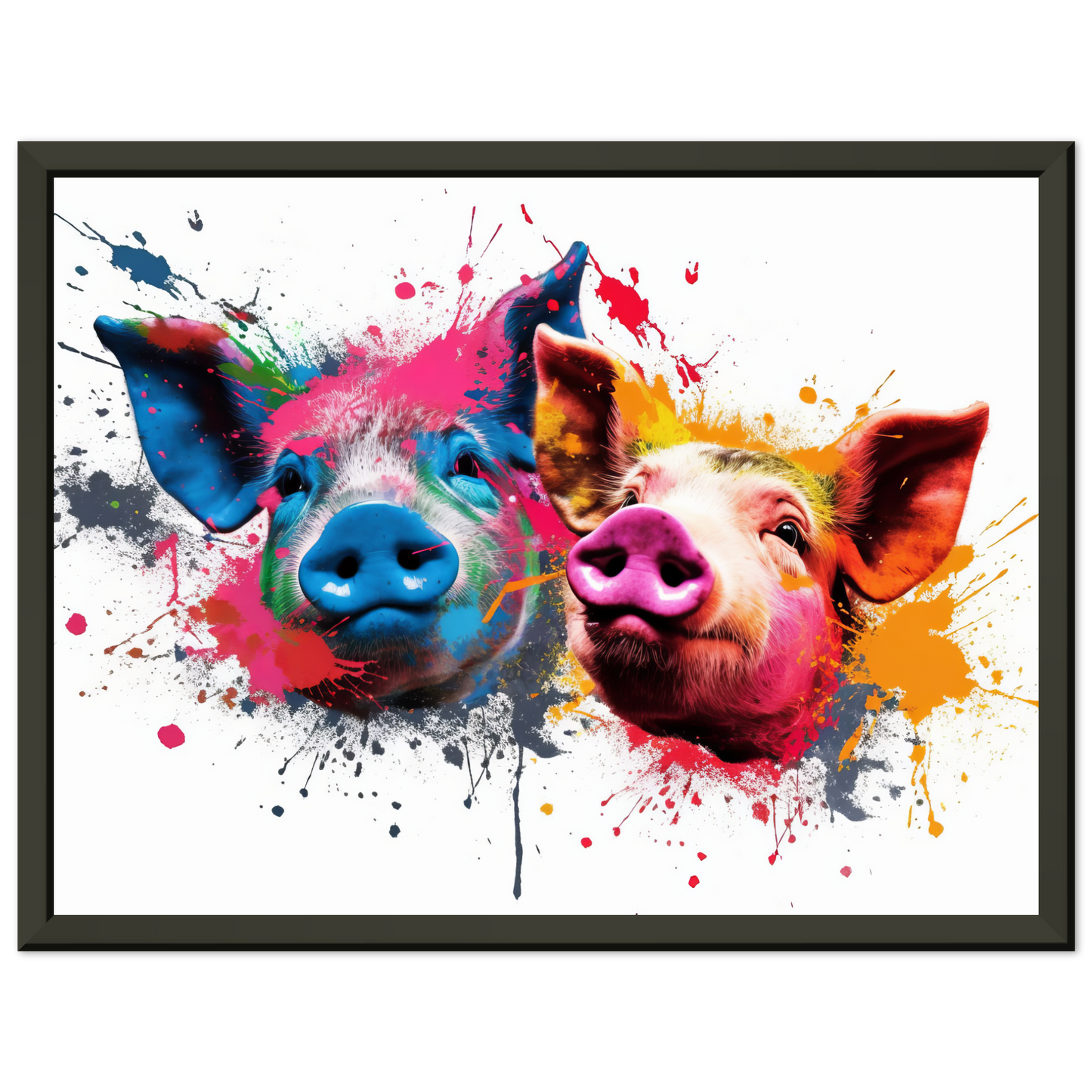 Schweine Schwein Pop-Art (PIG15)