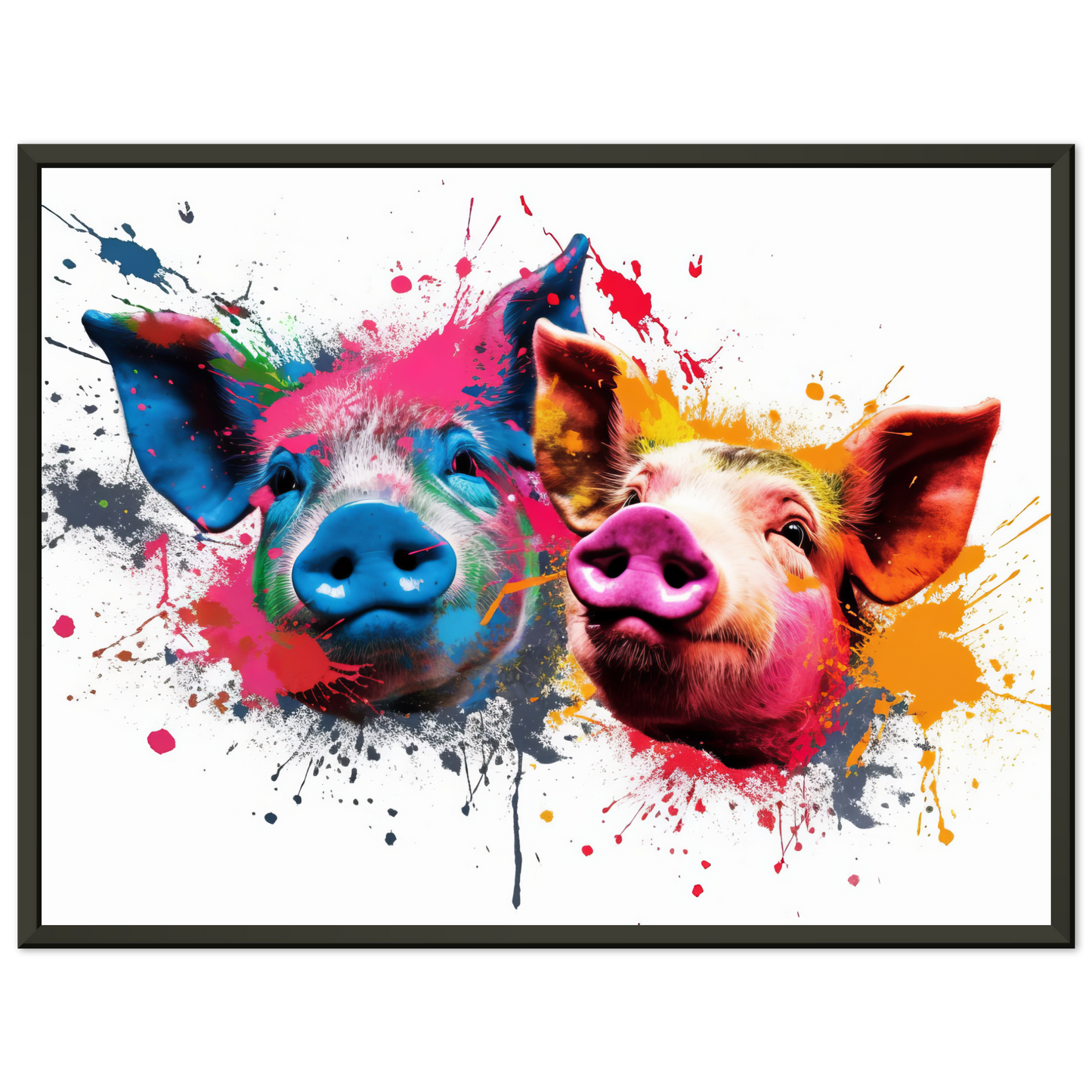 Schweine Schwein Pop-Art (PIG15)