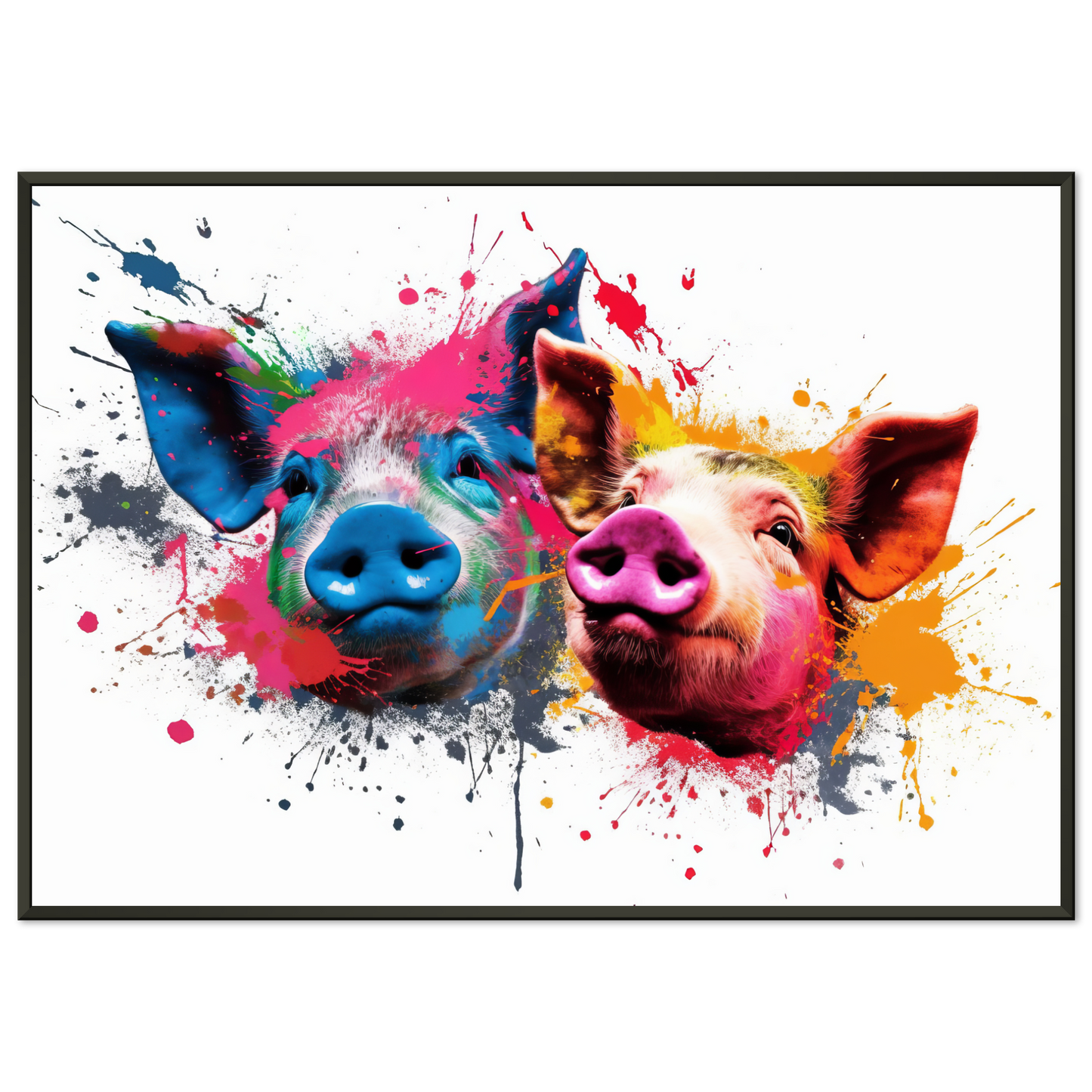 Schweine Schwein Pop-Art (PIG15)