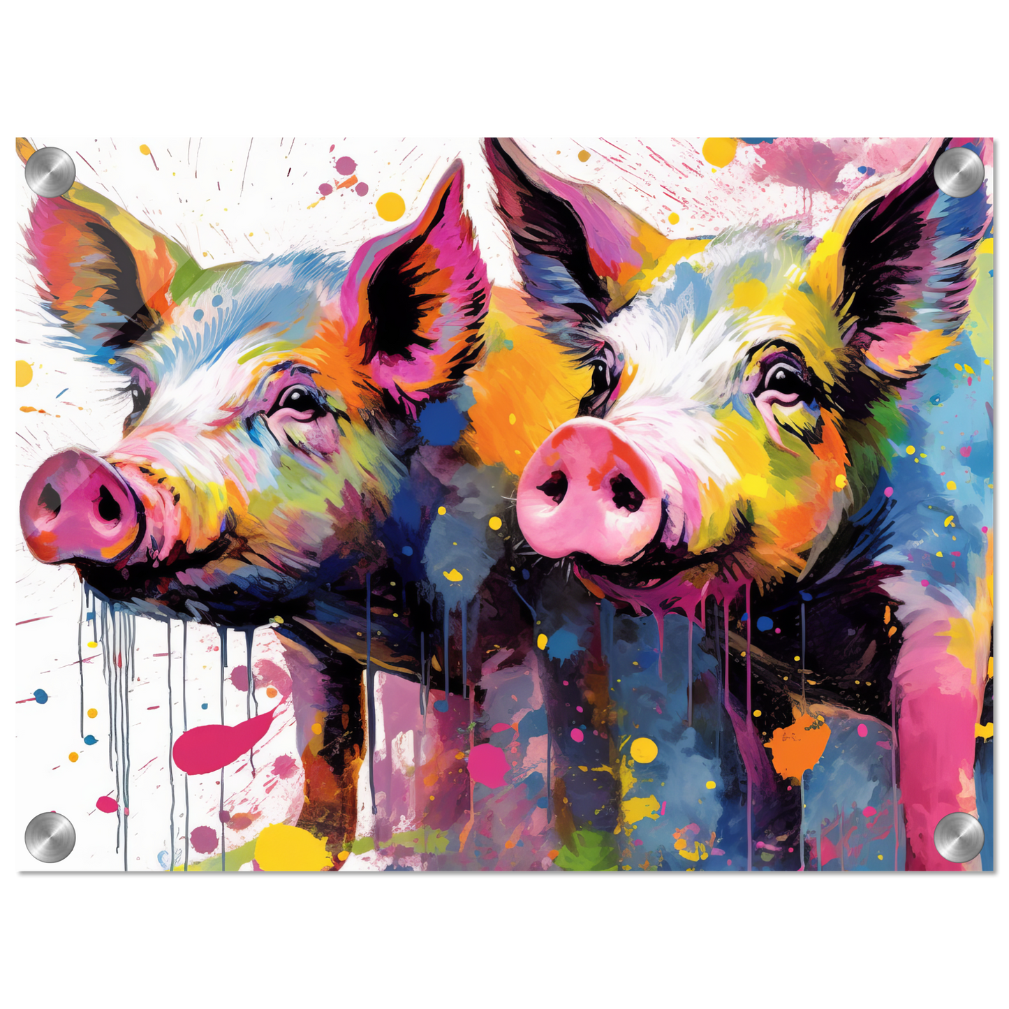 Pigs pig pop art (PIG16)