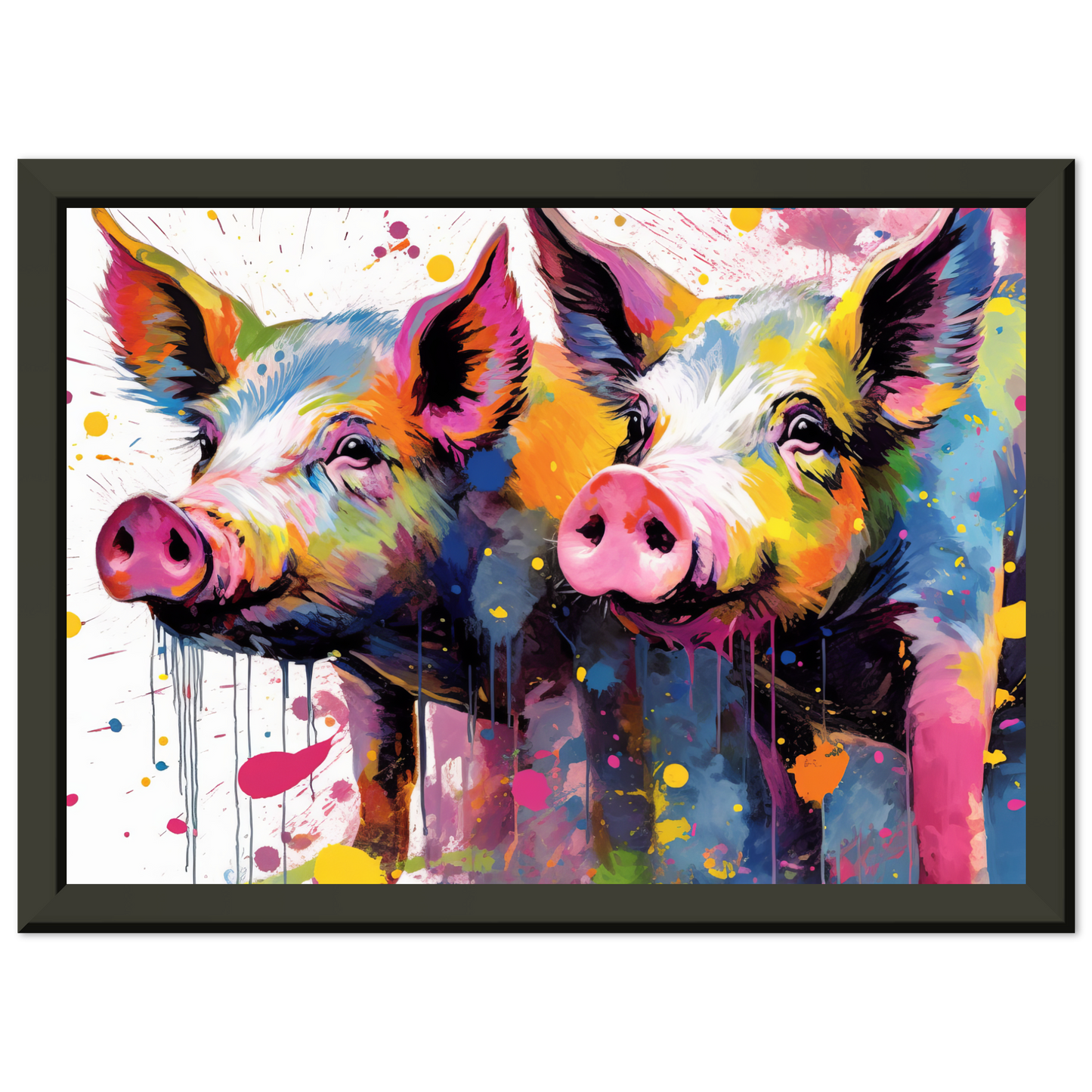Pigs pig pop art (PIG16)