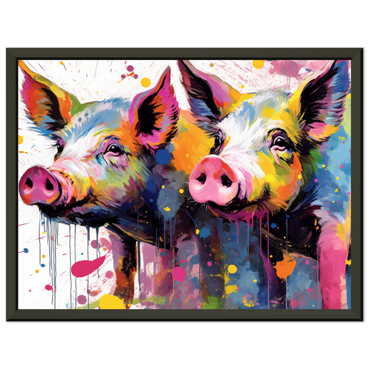 Pigs pig pop art (PIG16)
