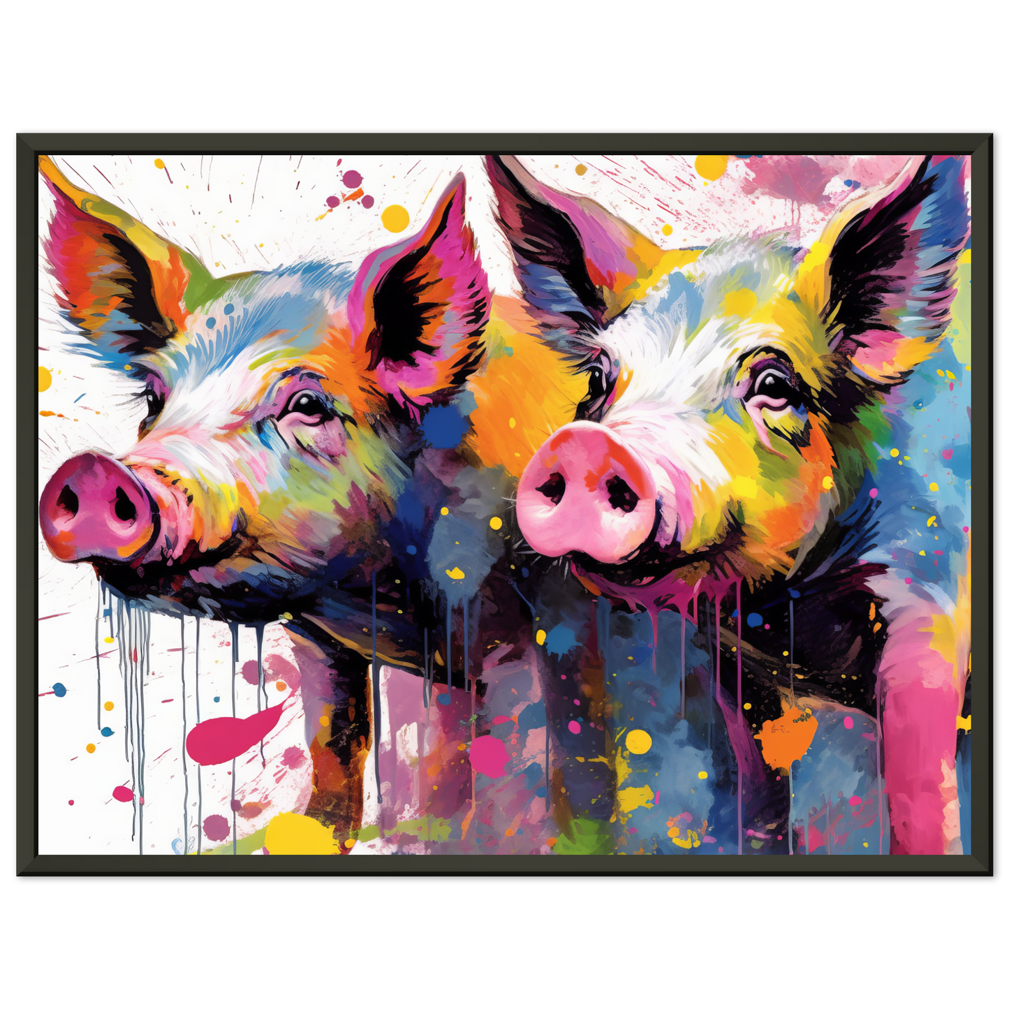 Pigs pig pop art (PIG16)