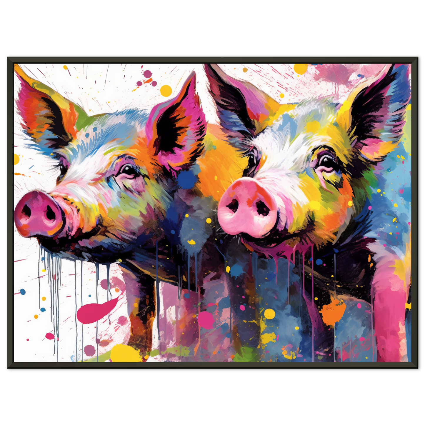 Pigs pig pop art (PIG16)