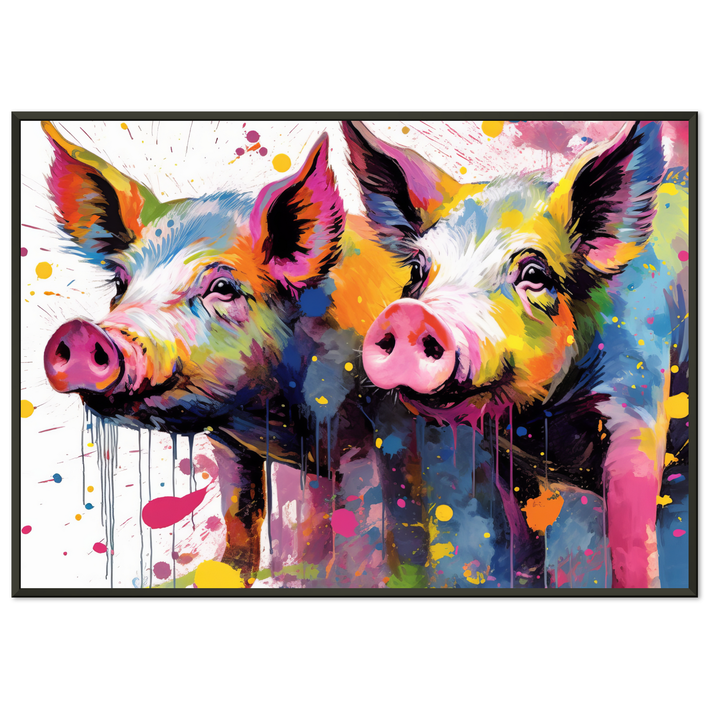 Pigs pig pop art (PIG16)