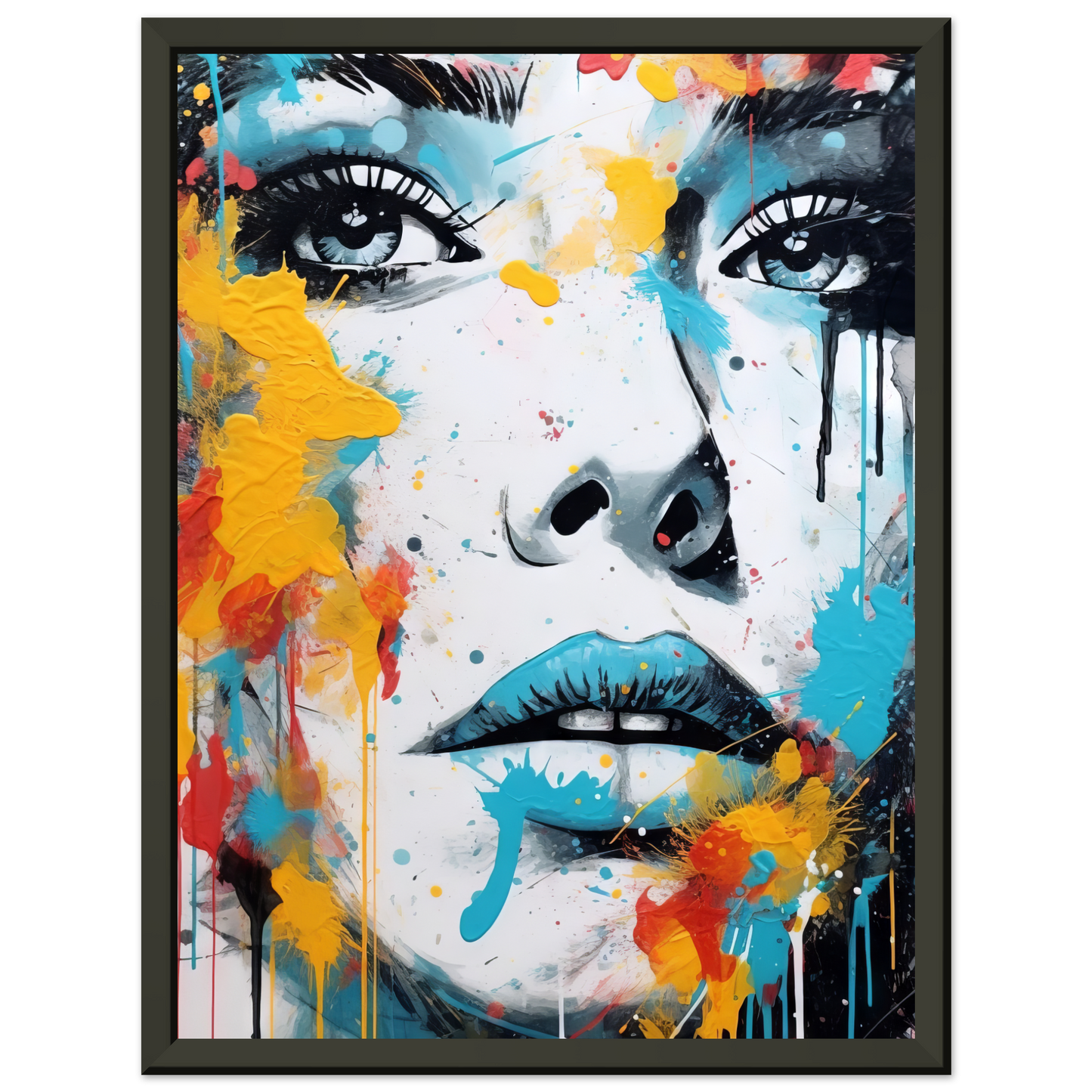 Woman face pop art (POP30)