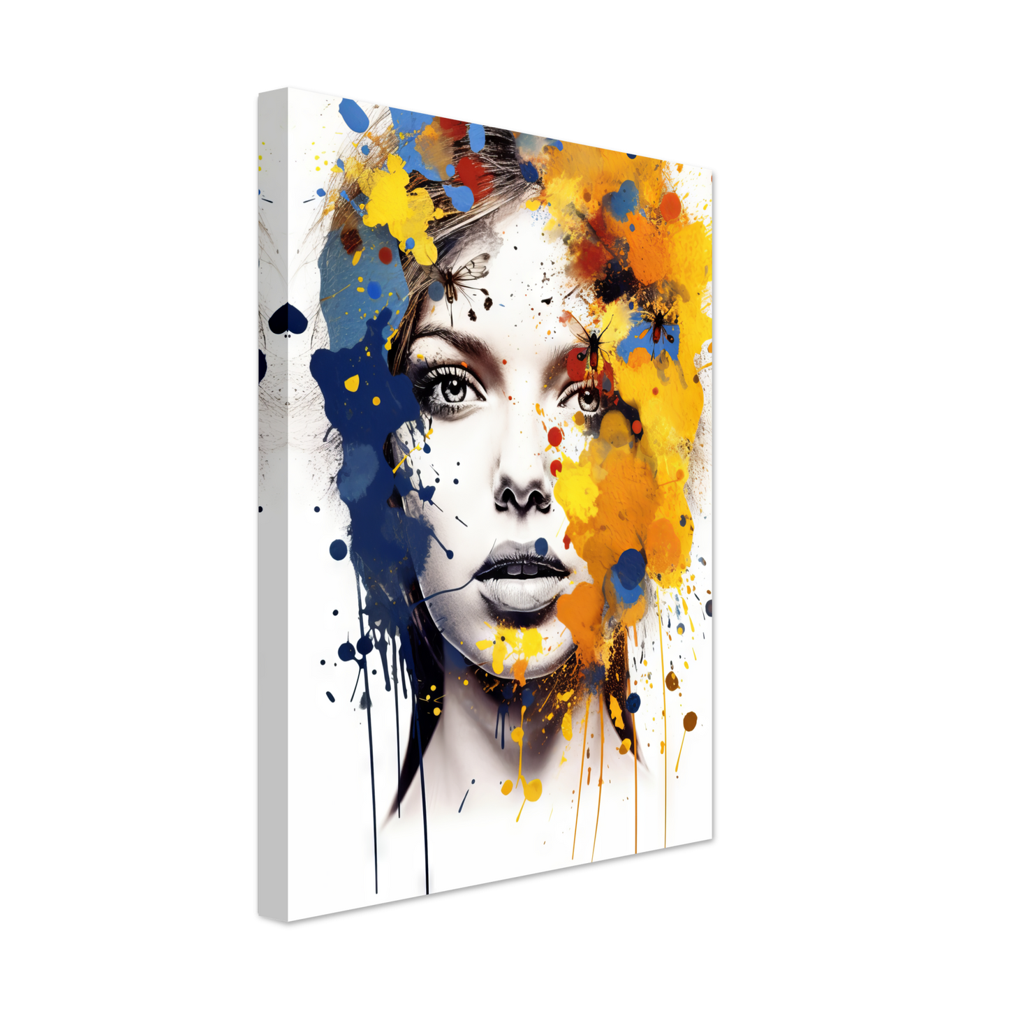 Woman butterflies pop art (POP31)
