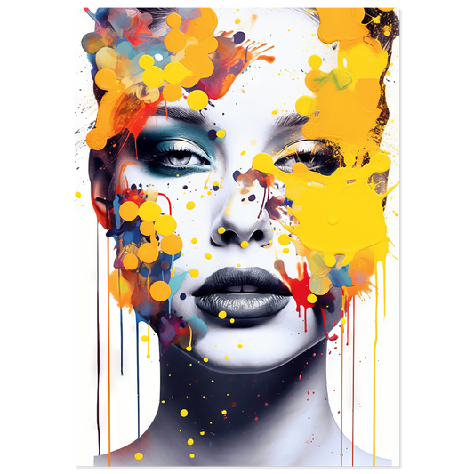 Woman insects pop art (POP32)