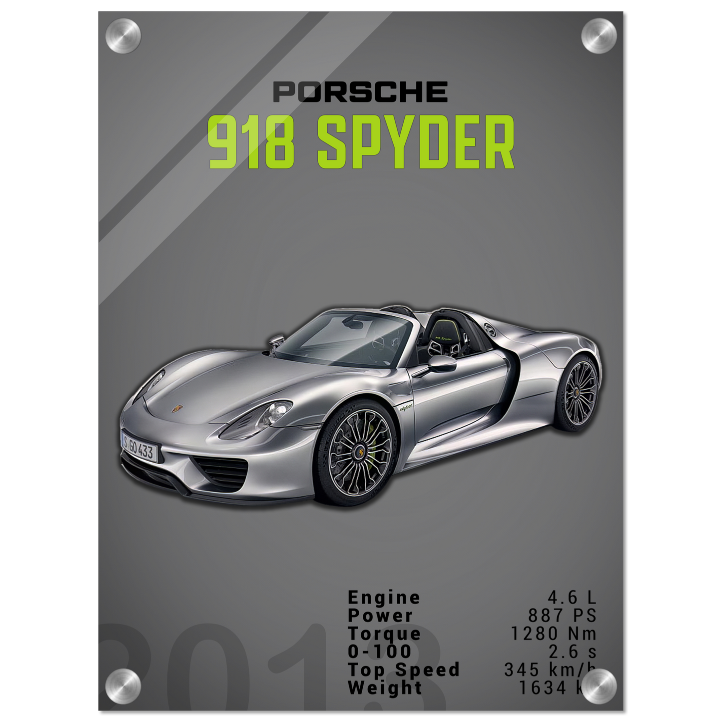 Porsche 918 Spyder (PORSCHE03D)