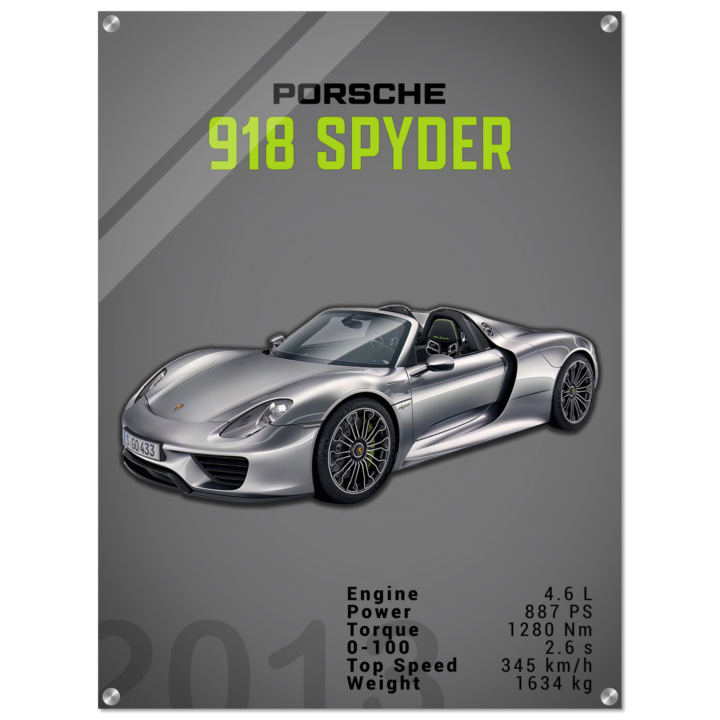 Porsche 918 Spyder (PORSCHE03D)
