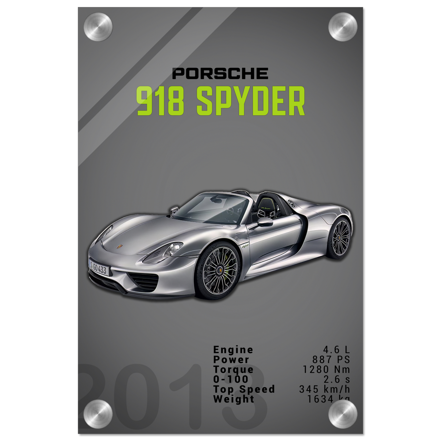 Porsche 918 Spyder (PORSCHE03D)