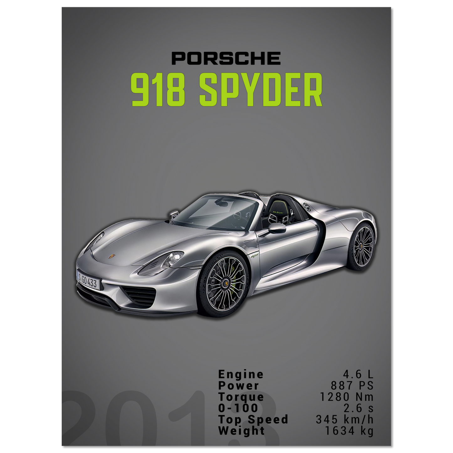 Porsche 918 Spyder (PORSCHE03D)