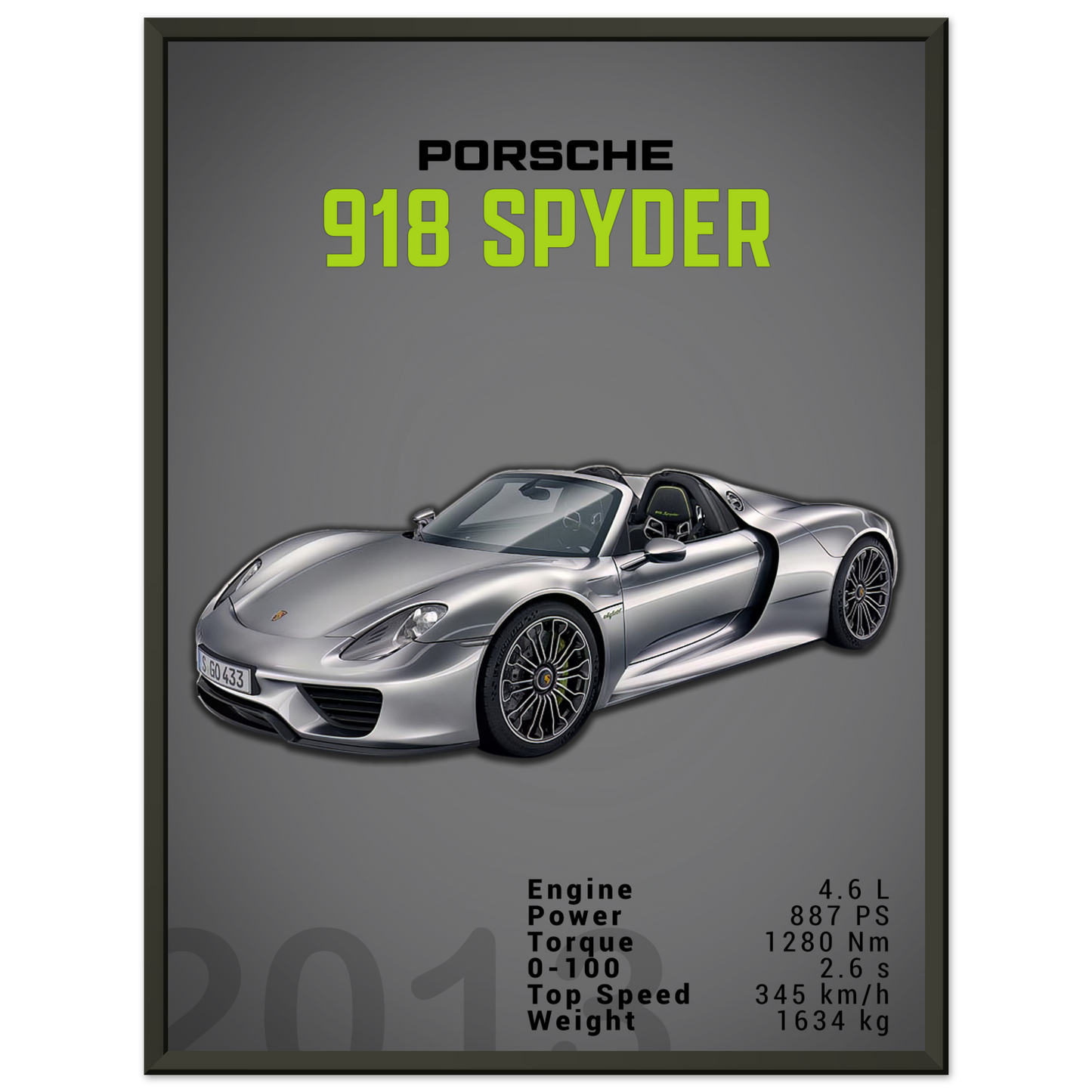 Porsche 918 Spyder (PORSCHE03D)