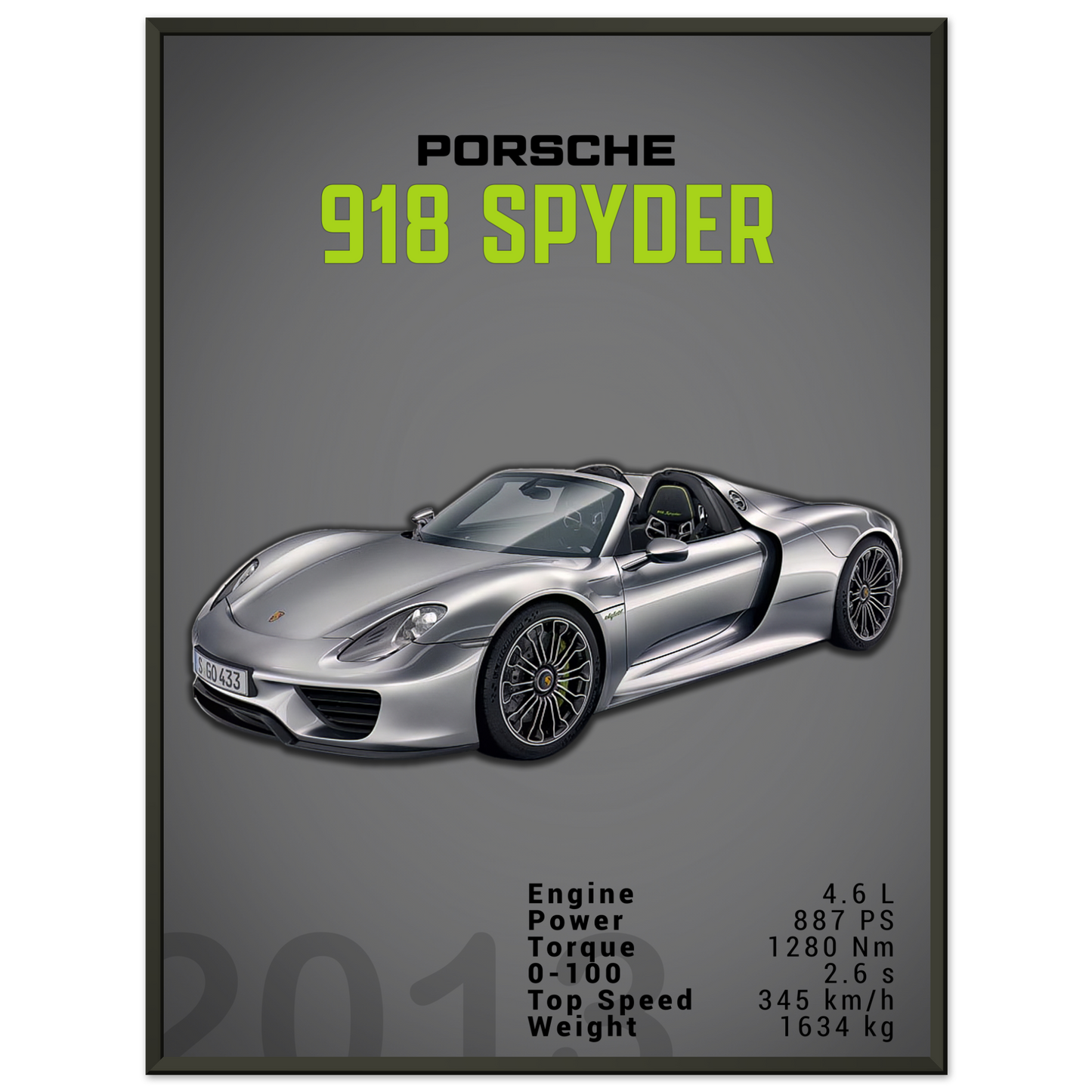 Porsche 918 Spyder (PORSCHE03D)