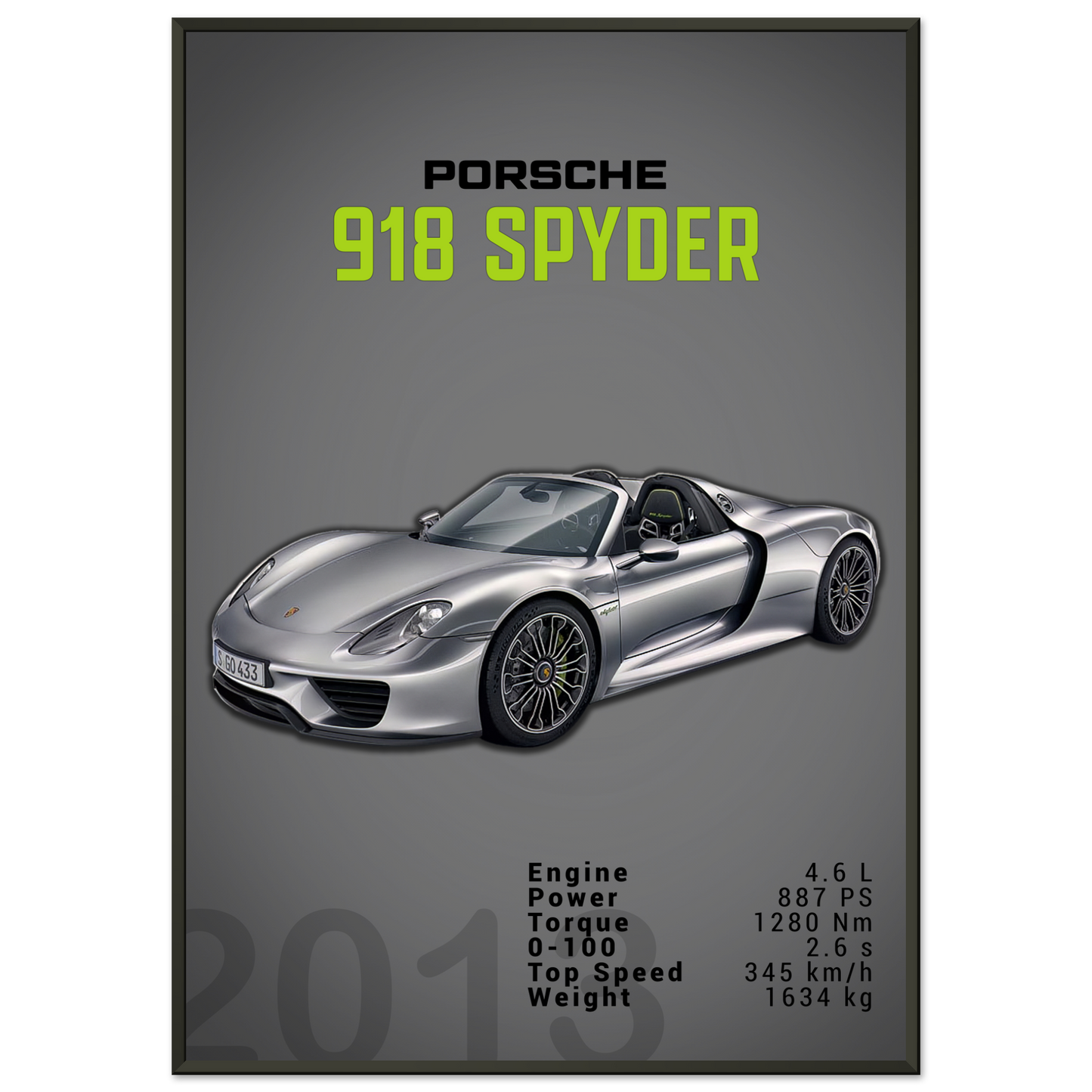 Porsche 918 Spyder (PORSCHE03D)