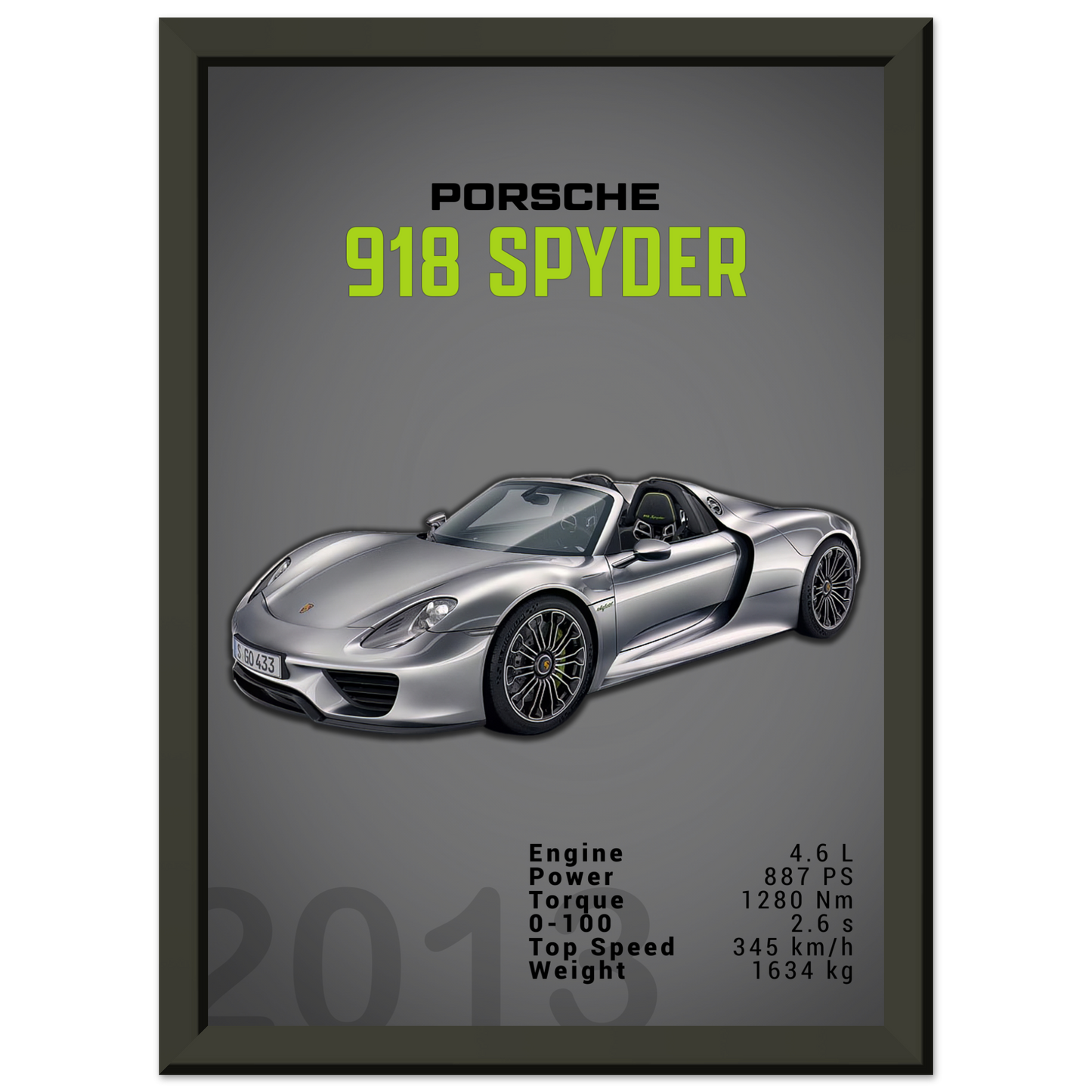 Porsche 918 Spyder (PORSCHE03D)