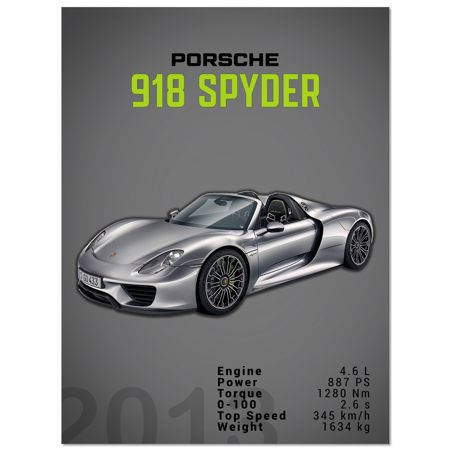 Porsche 918 Spyder (PORSCHE03D)