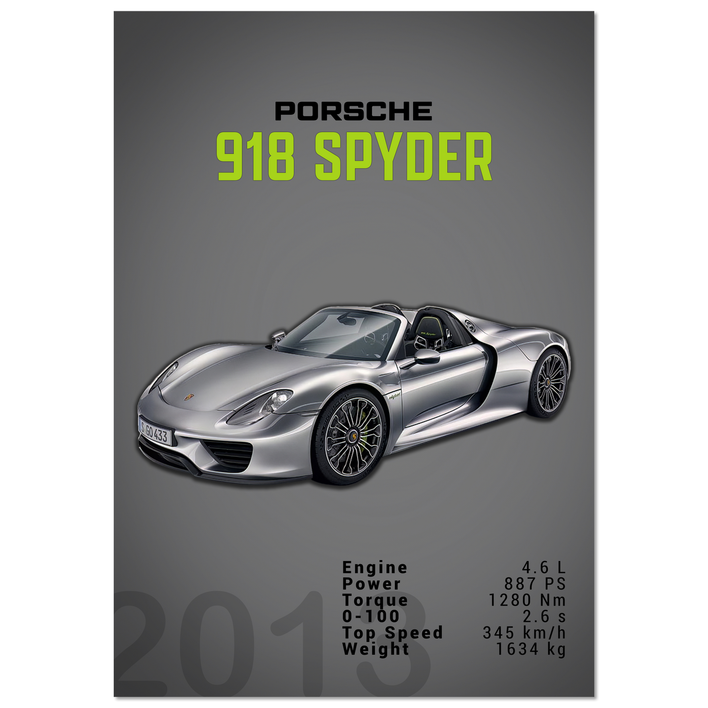 Porsche 918 Spyder (PORSCHE03D)