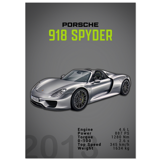 Porsche 918 Spyder (PORSCHE03D)