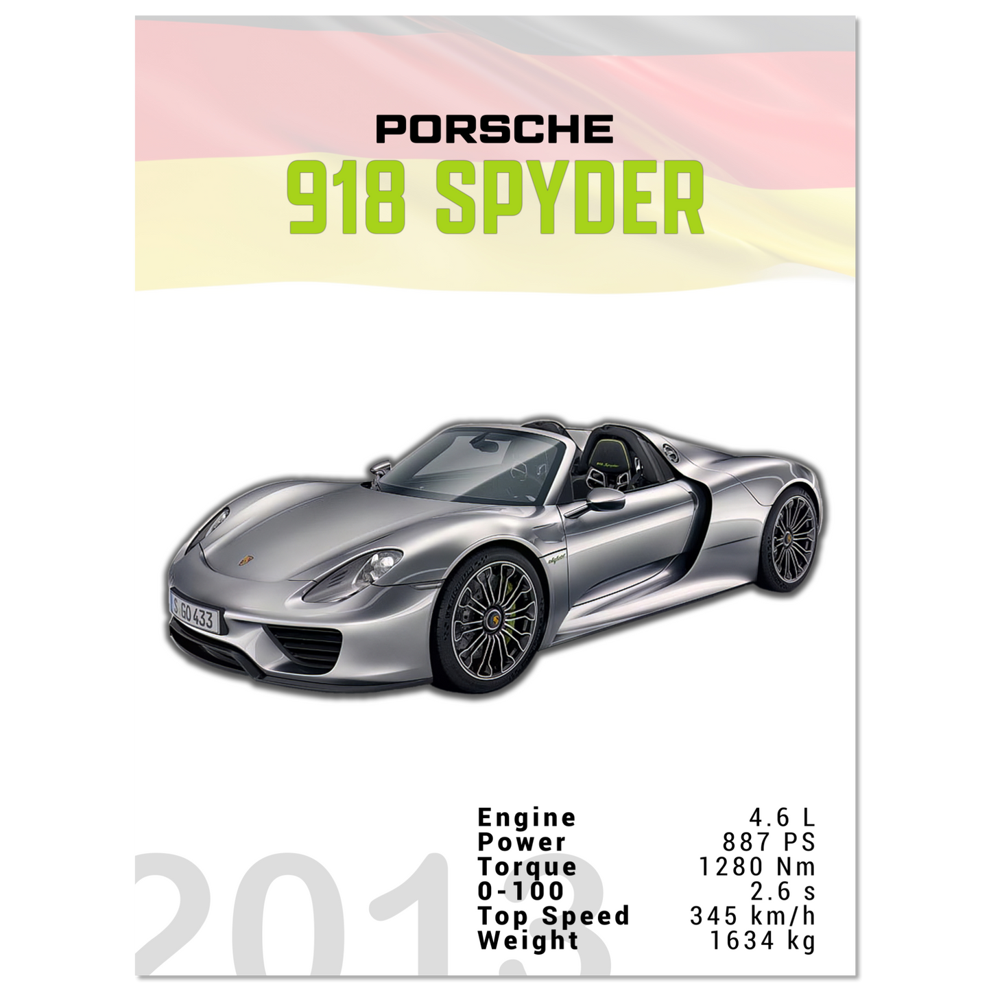 Porsche 918 Spyder (PORSCHE03)