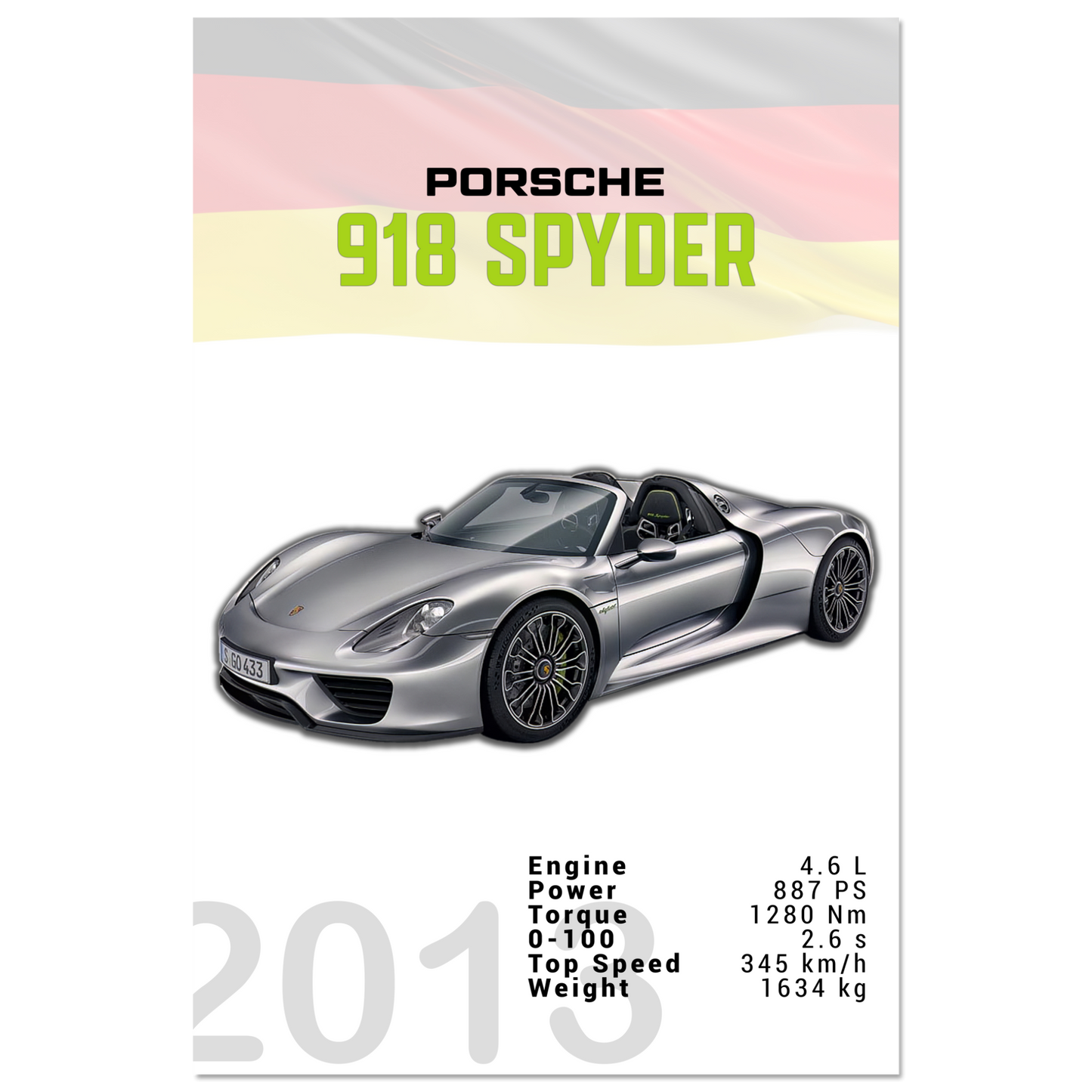 Porsche 918 Spyder (PORSCHE03)
