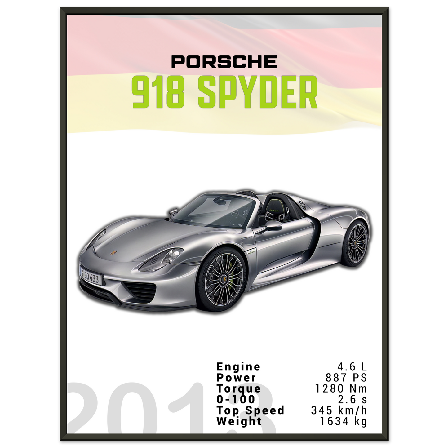 Porsche 918 Spyder (PORSCHE03)