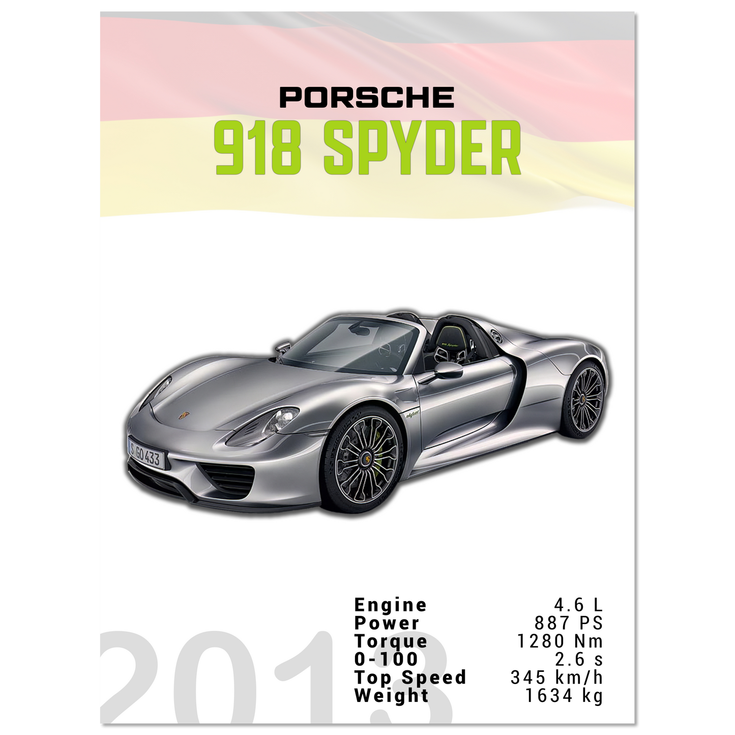 Porsche 918 Spyder (PORSCHE03)